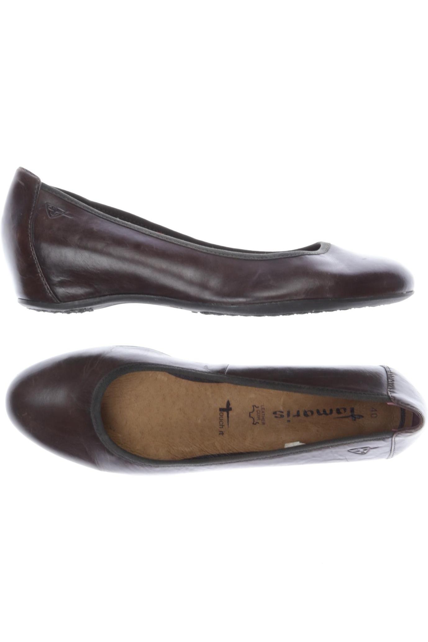 

Tamaris Damen Ballerinas, braun, Gr. 40