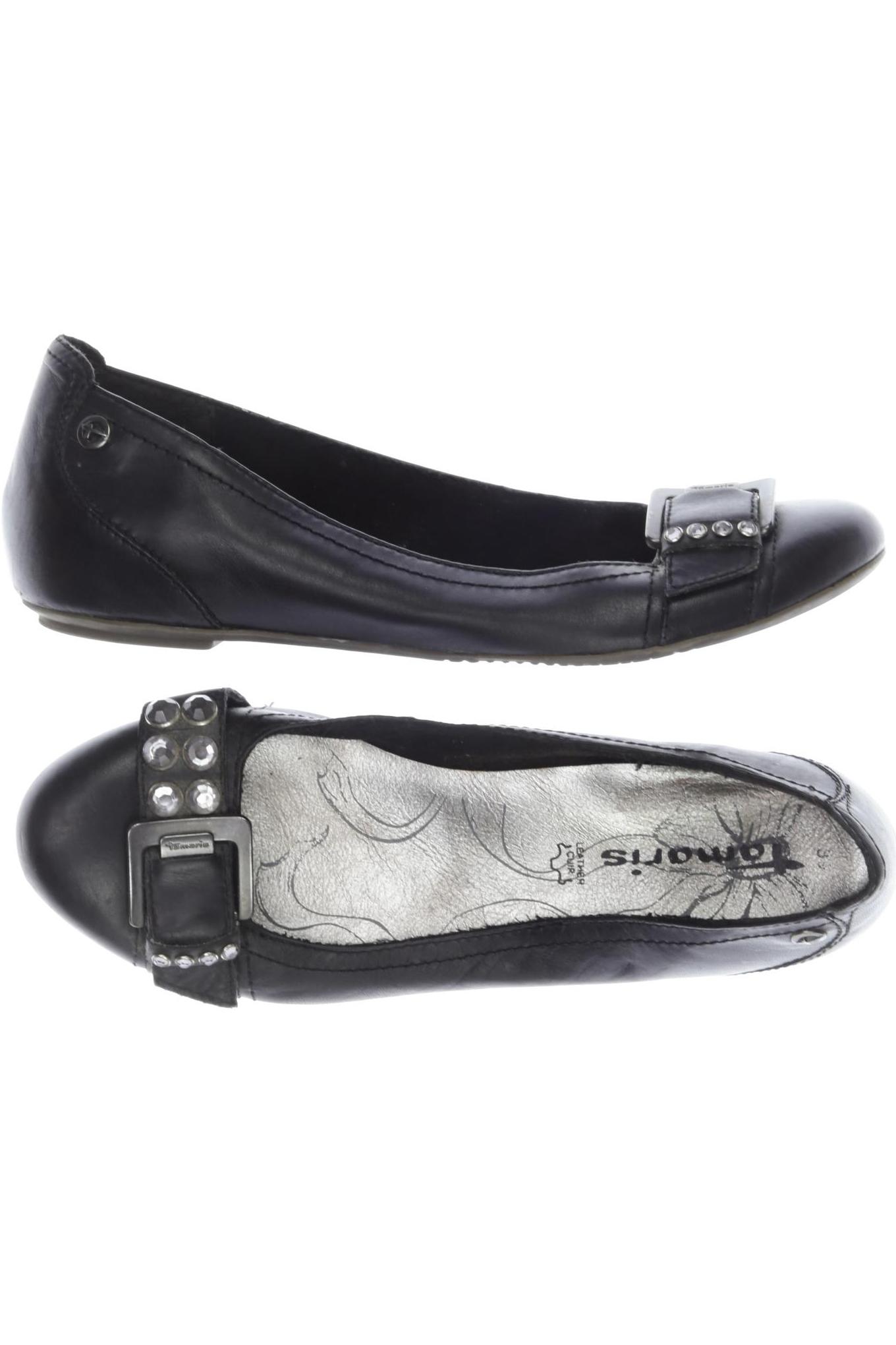 

Tamaris Damen Ballerinas, schwarz, Gr. 39