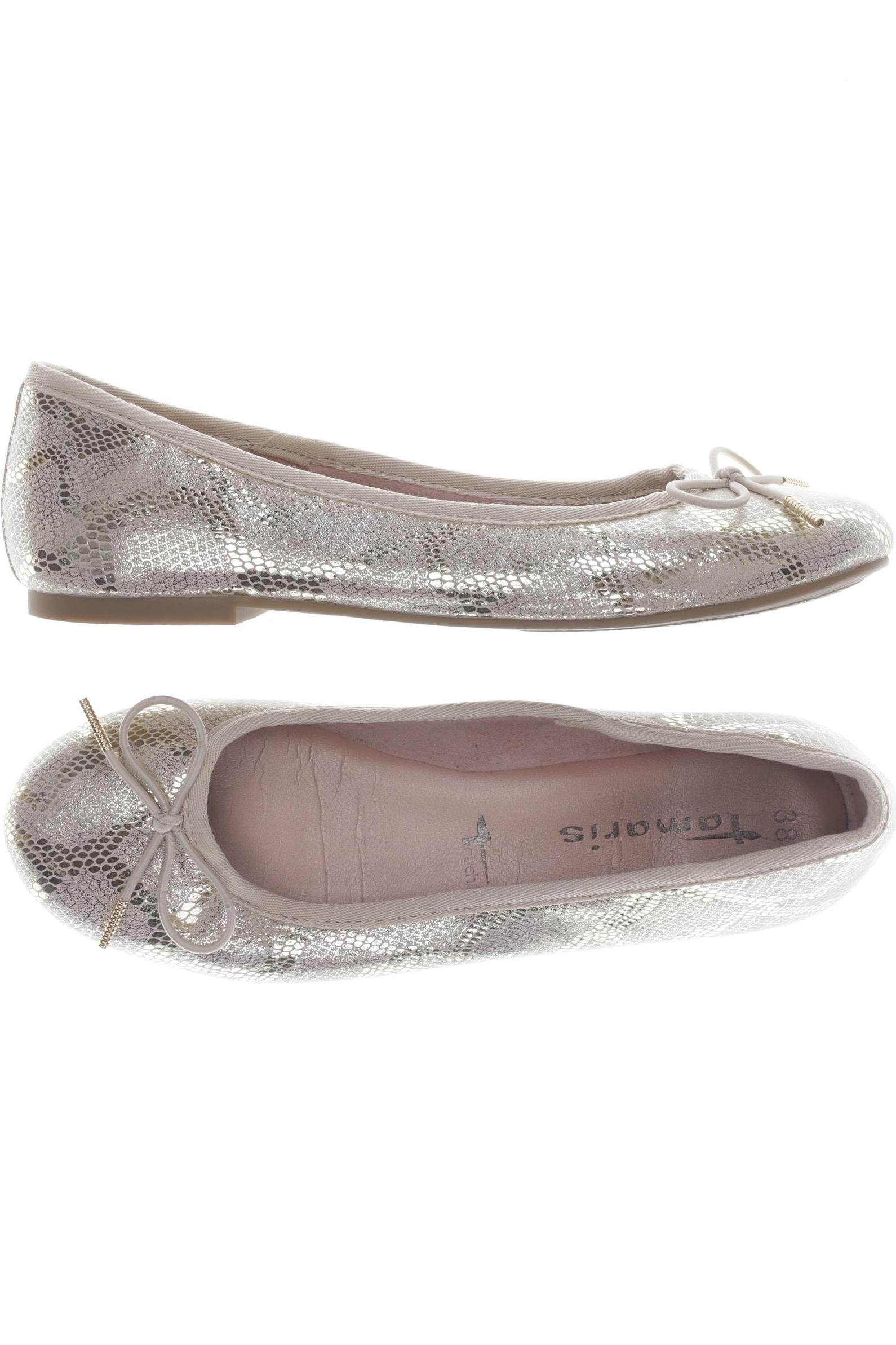

Tamaris Damen Ballerinas, beige, Gr. 38