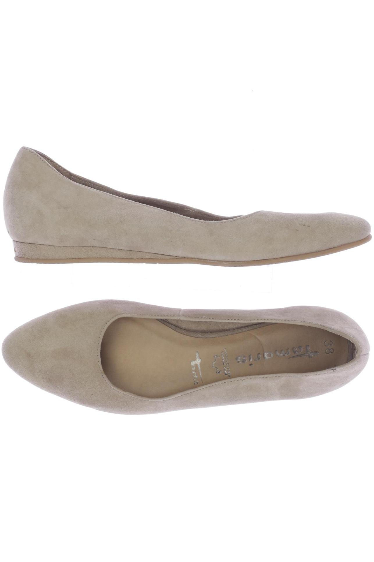 

Tamaris Damen Ballerinas, beige, Gr. 38