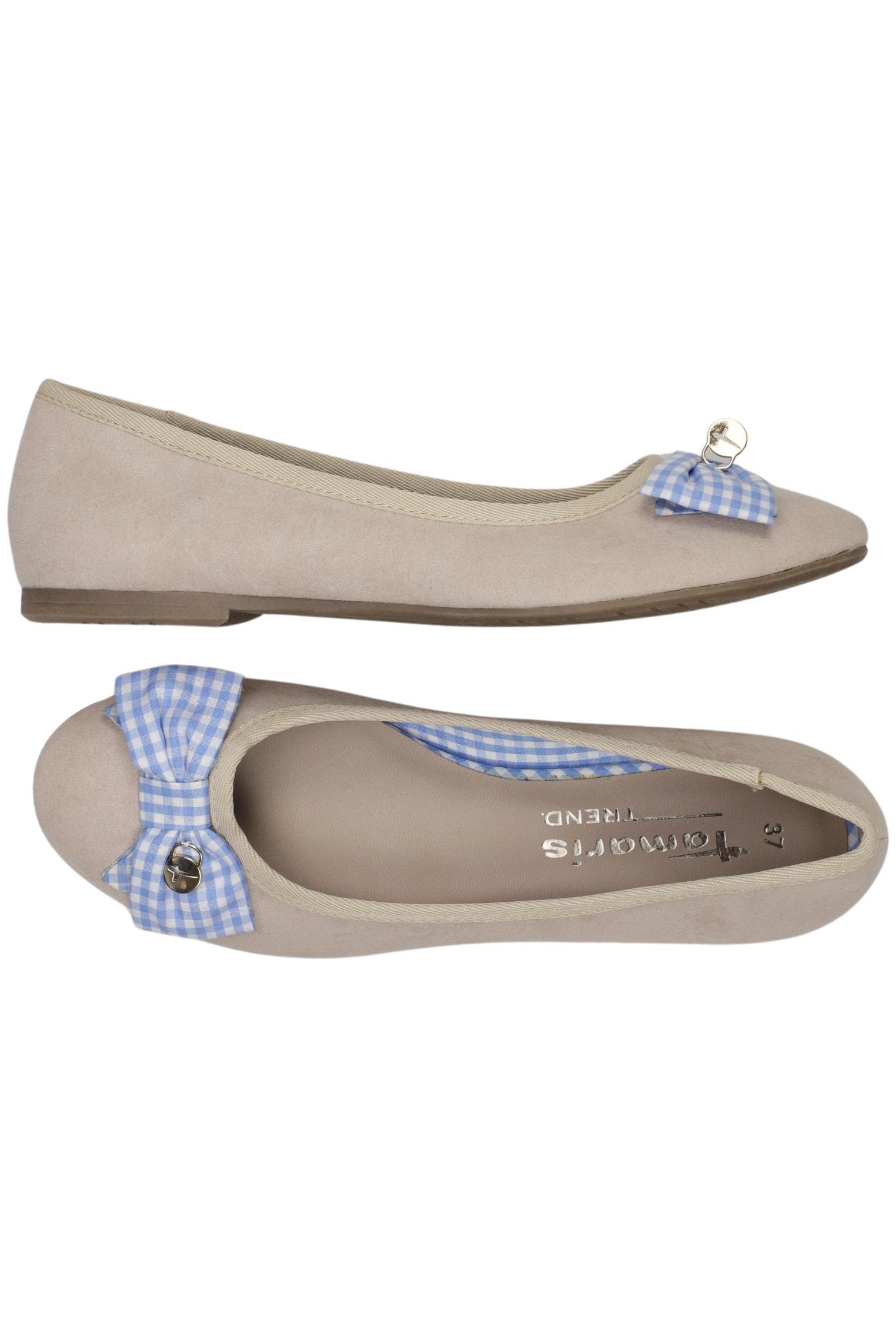 

Tamaris Damen Ballerinas, beige, Gr. 37