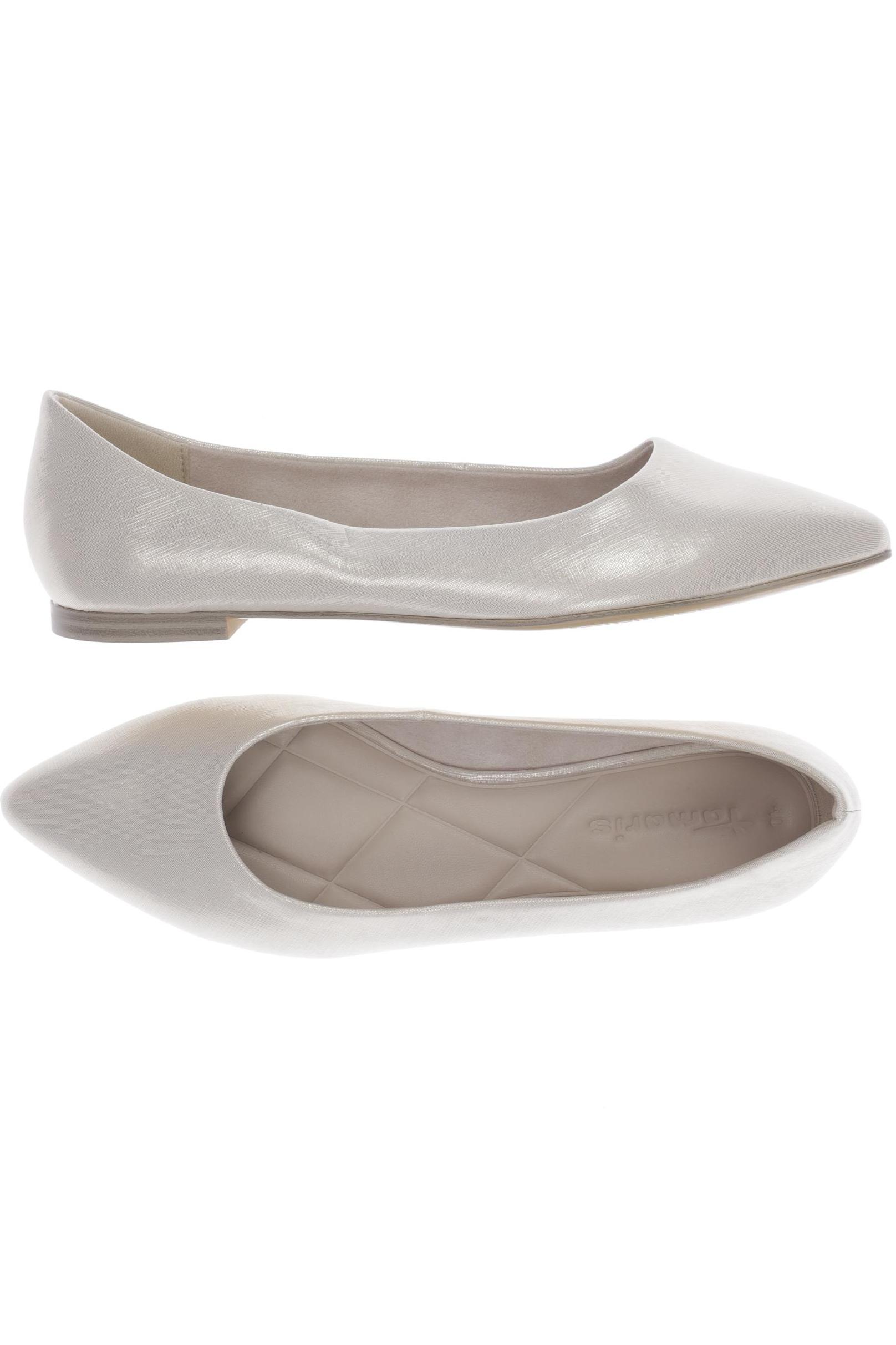 

Tamaris Damen Ballerinas, beige, Gr. 40