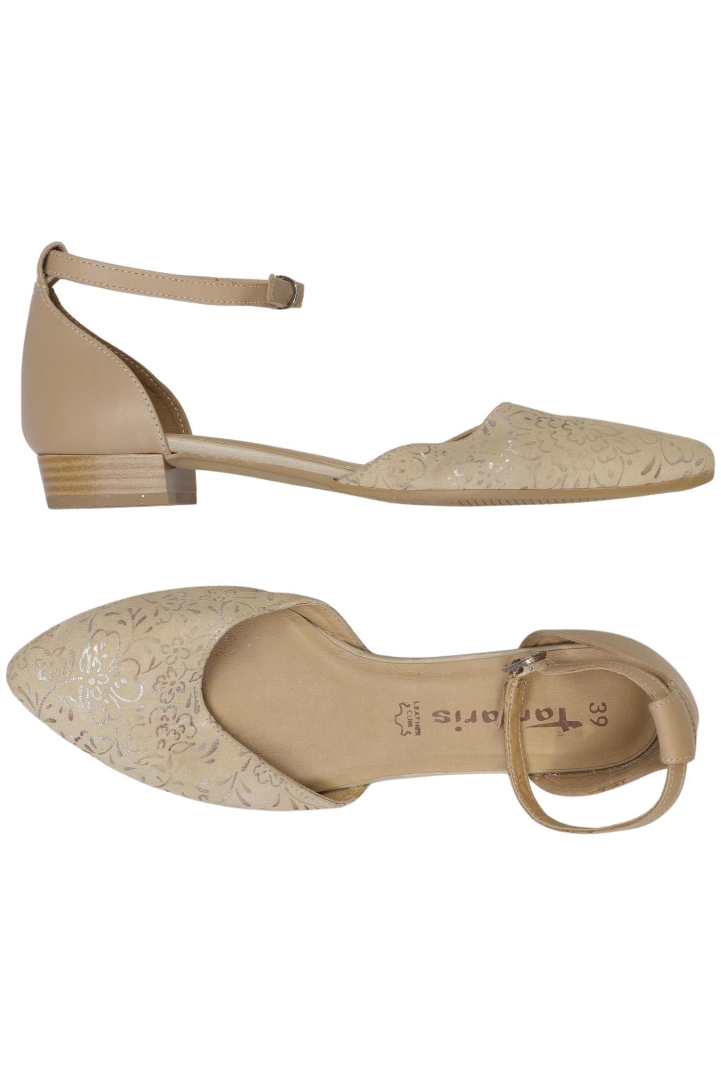 

Tamaris Damen Ballerinas, beige, Gr. 39