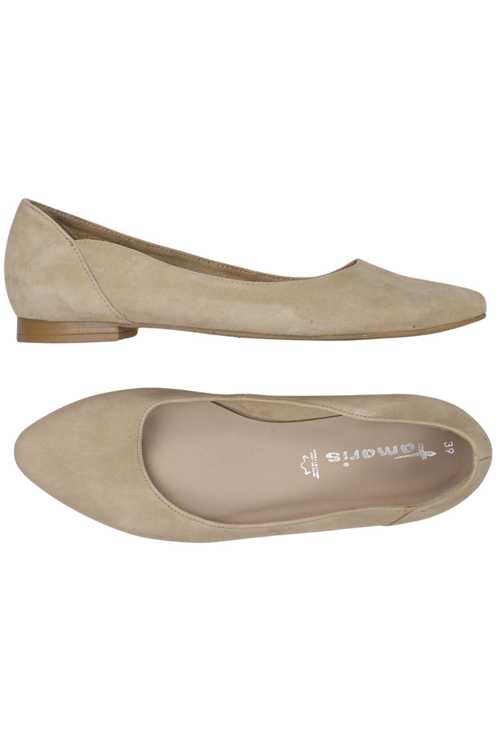 

Tamaris Damen Ballerinas, beige, Gr. 39