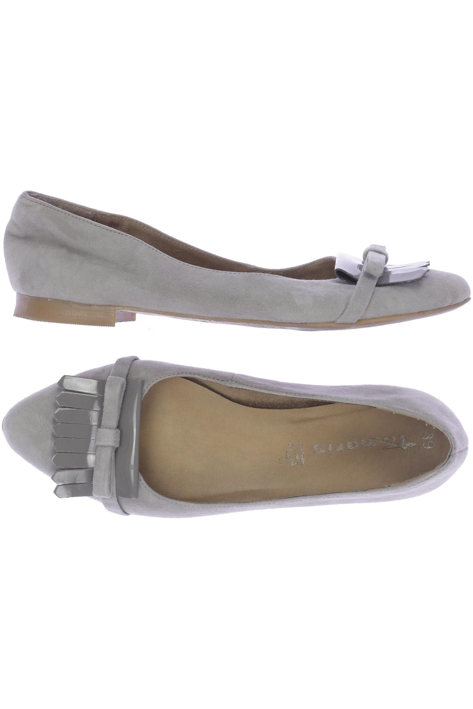 

Tamaris Damen Ballerinas, grau, Gr. 39