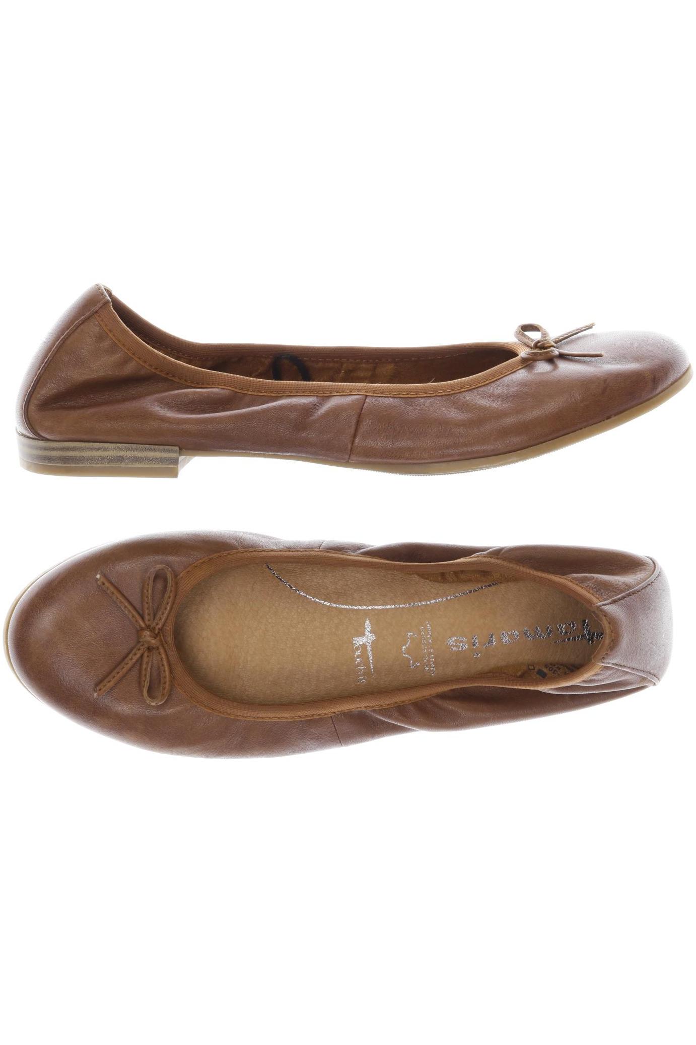 

Tamaris Damen Ballerinas, braun, Gr. 38