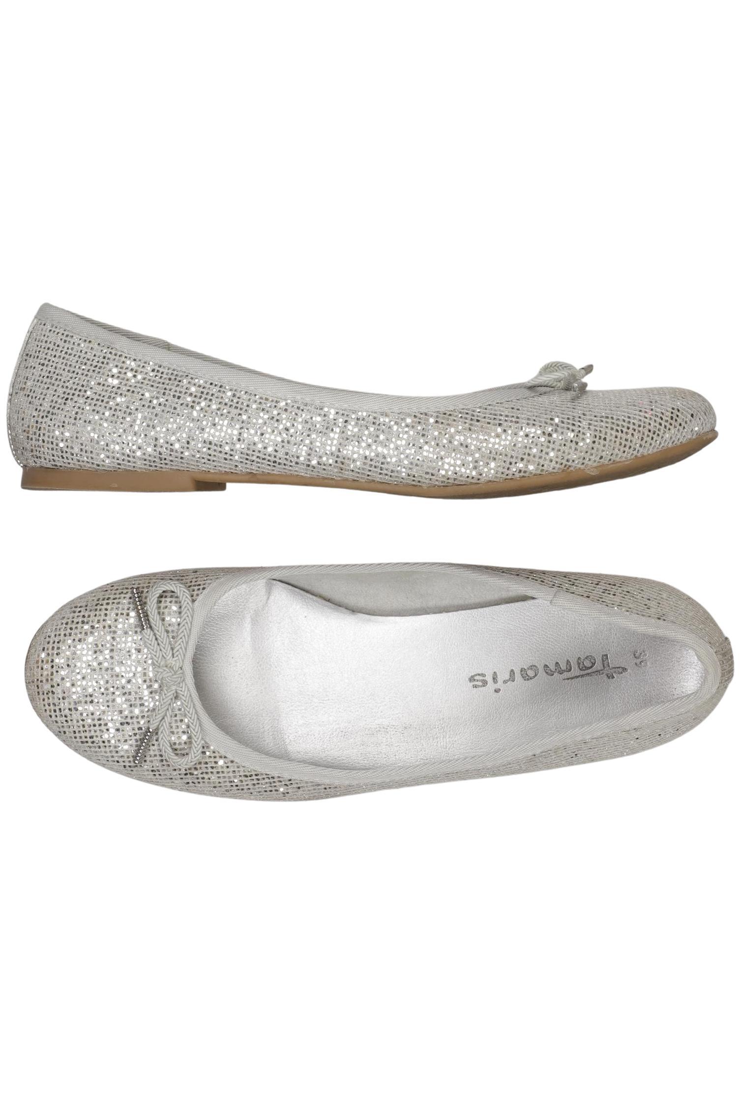 

Tamaris Damen Ballerinas, silber, Gr. 39