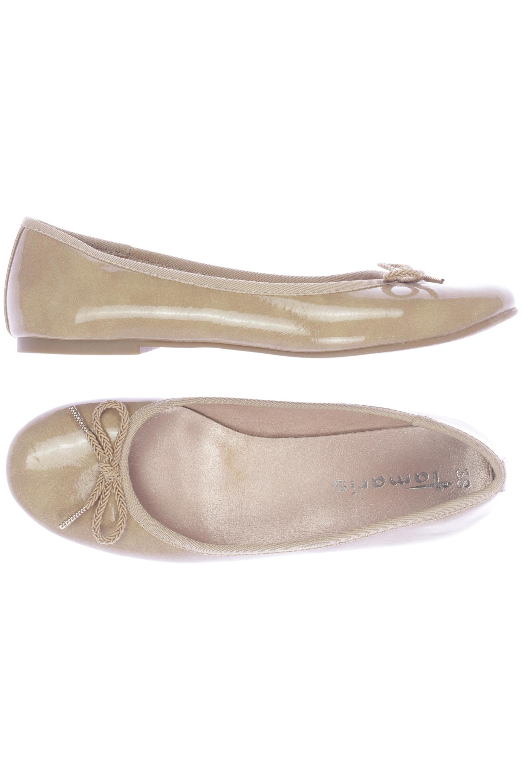 

Tamaris Damen Ballerinas, beige, Gr. 38
