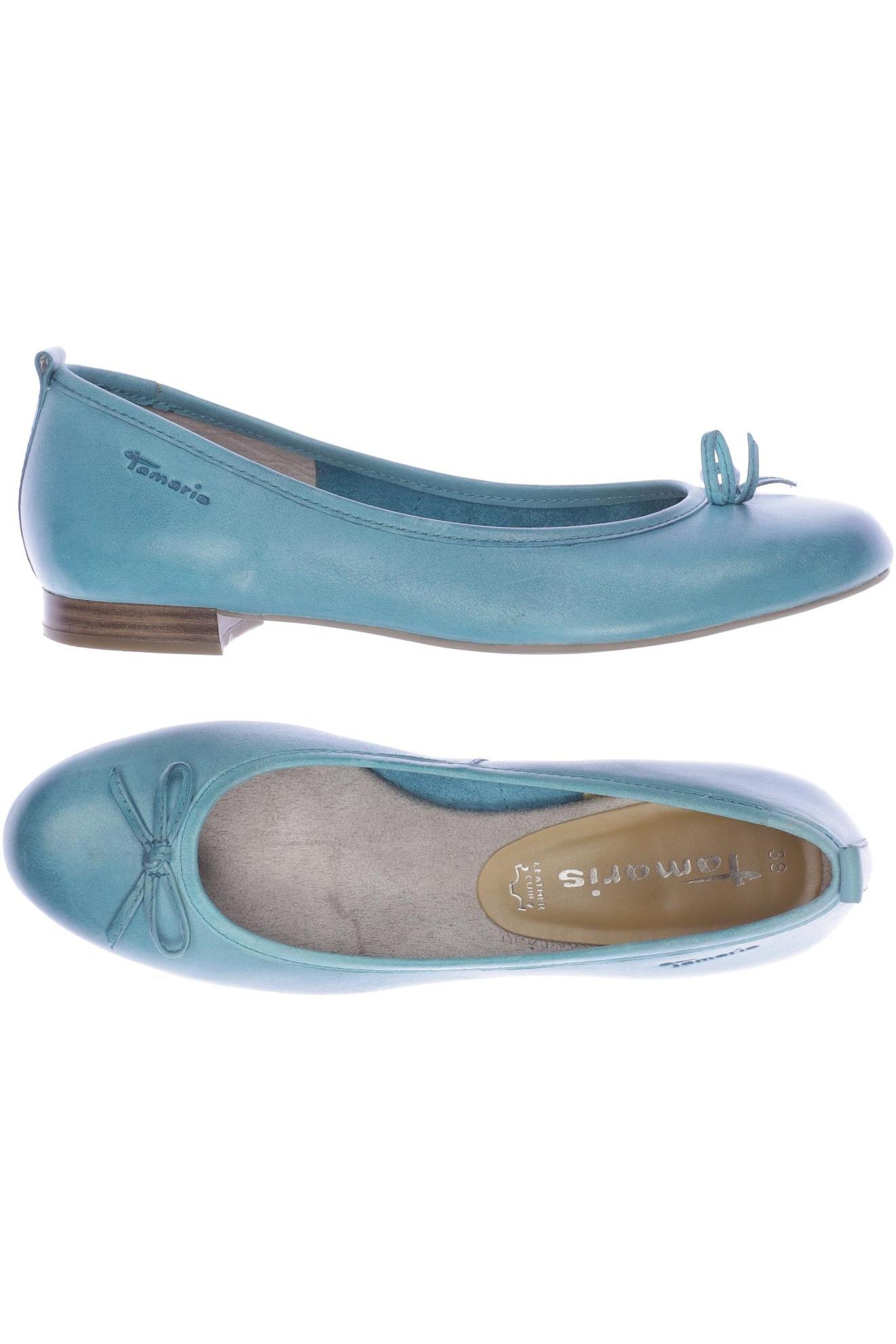 

Tamaris Damen Ballerinas, blau, Gr. 38