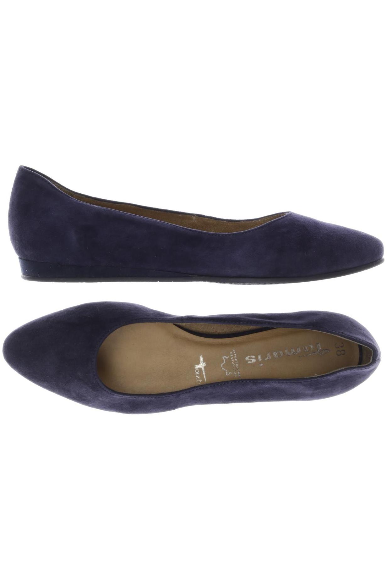 

Tamaris Damen Ballerinas, marineblau, Gr. 38