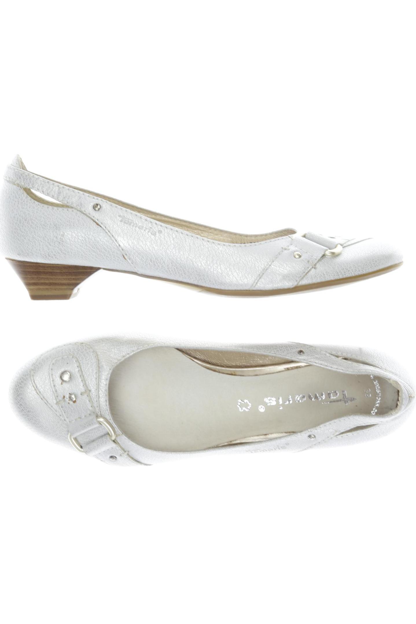 

Tamaris Damen Ballerinas, weiß, Gr. 39