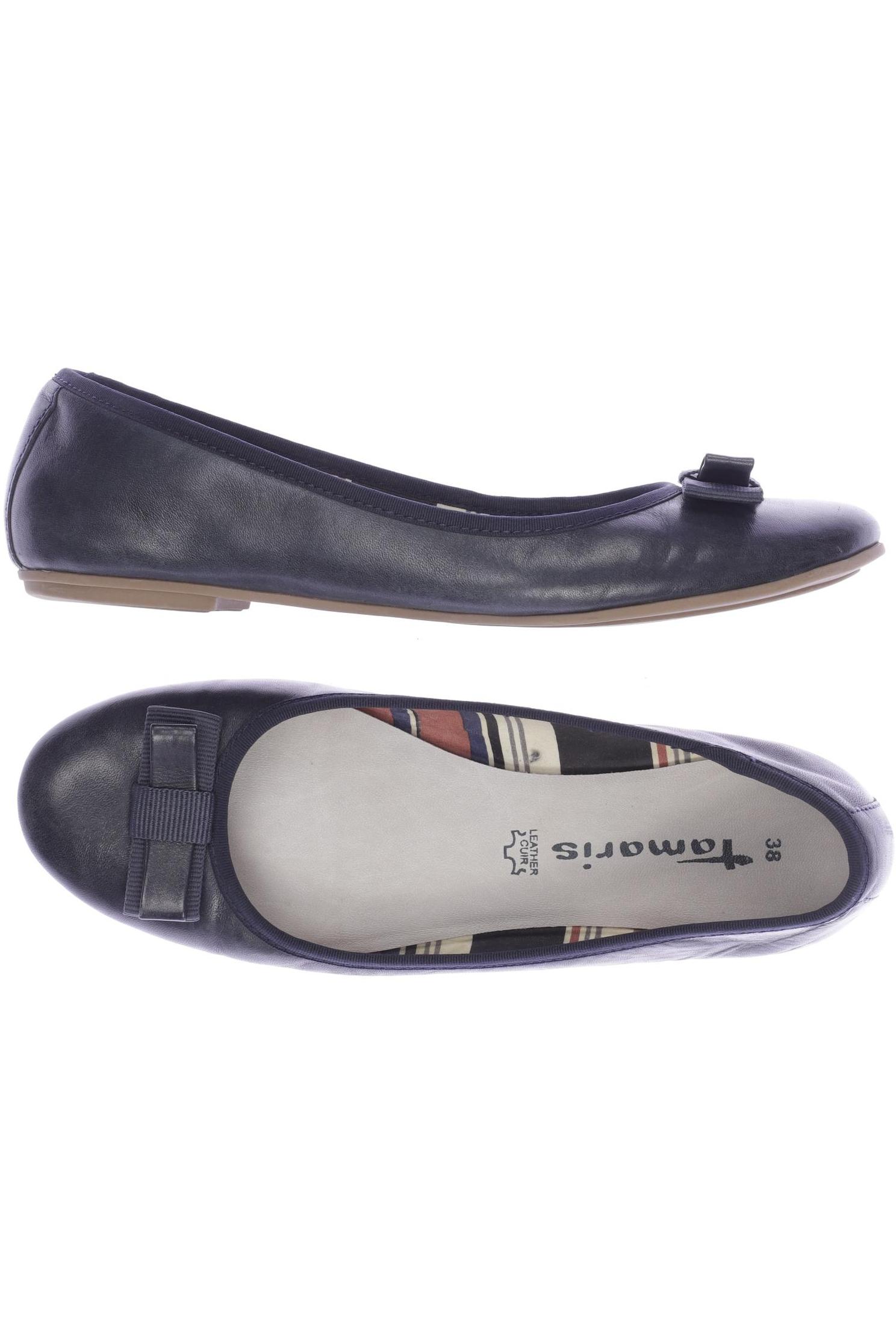 

Tamaris Damen Ballerinas, marineblau, Gr. 38