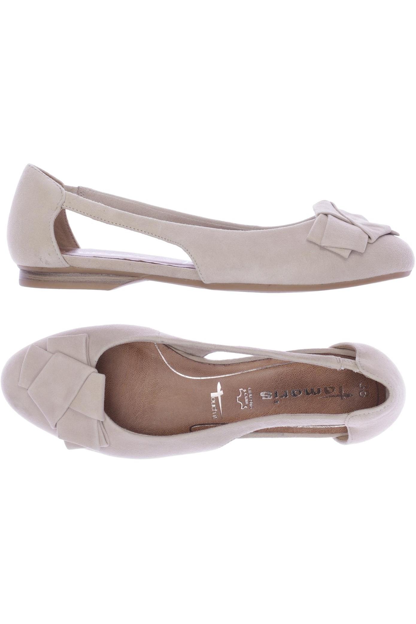 

Tamaris Damen Ballerinas, beige, Gr. 38