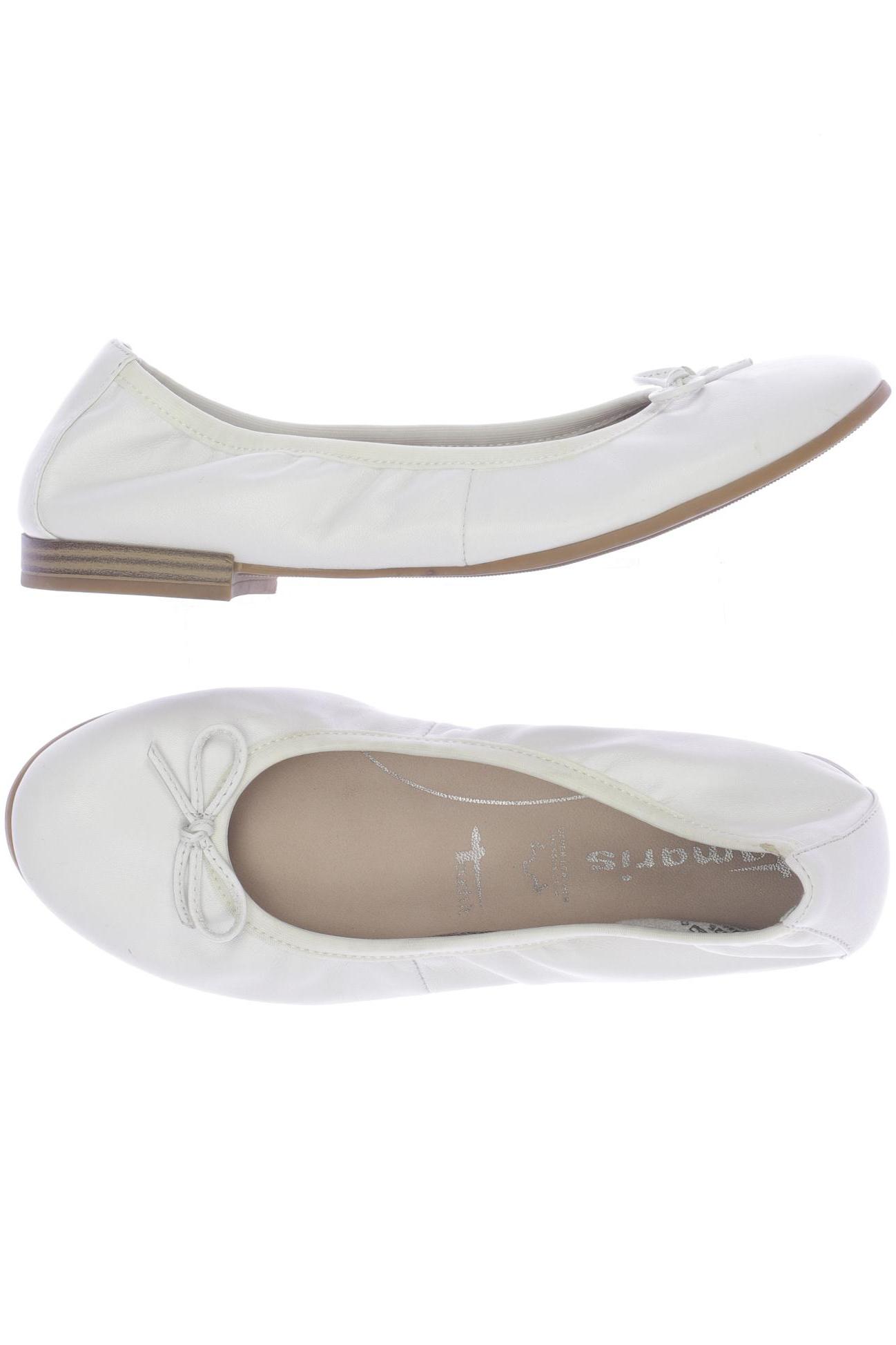 

Tamaris Damen Ballerinas, weiß, Gr. 36