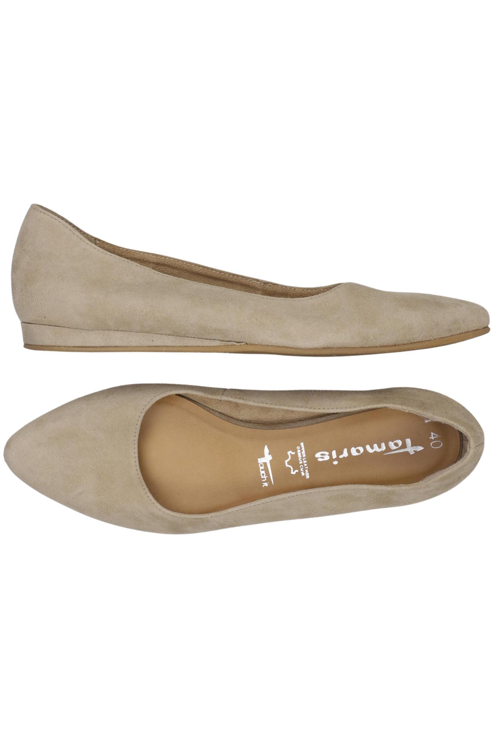 

Tamaris Damen Ballerinas, beige, Gr. 40