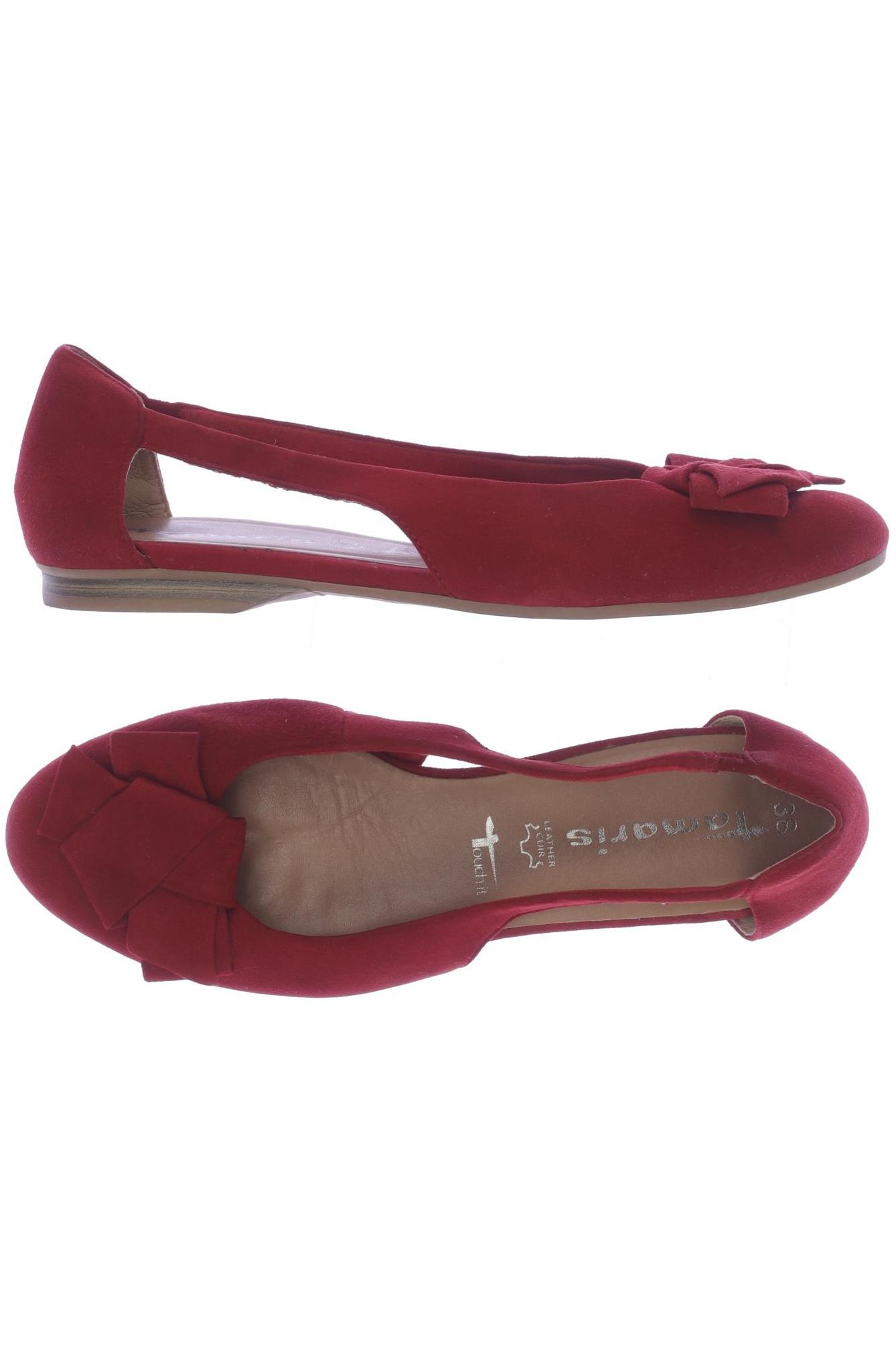 

Tamaris Damen Ballerinas, rot, Gr. 38