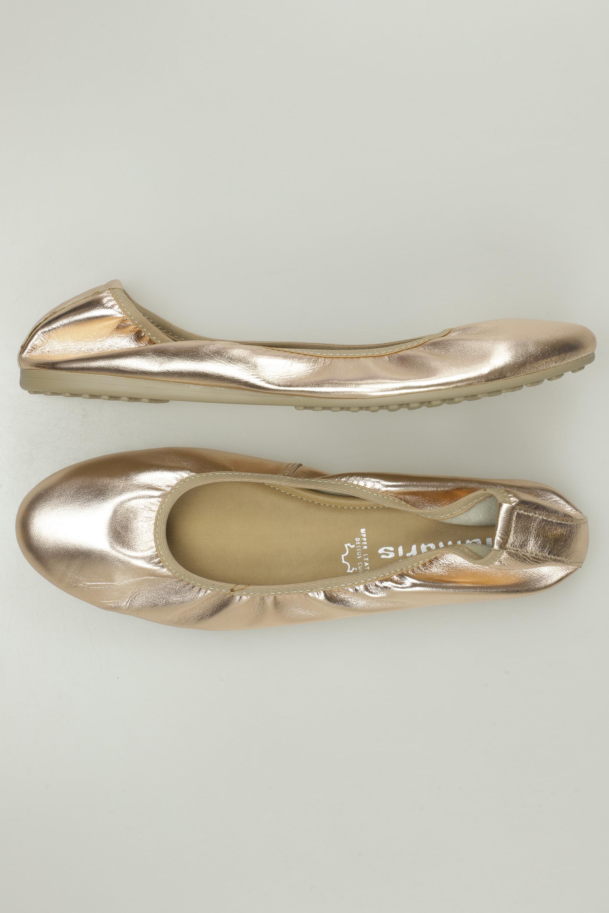 

Tamaris Damen Ballerinas, beige, Gr. 40