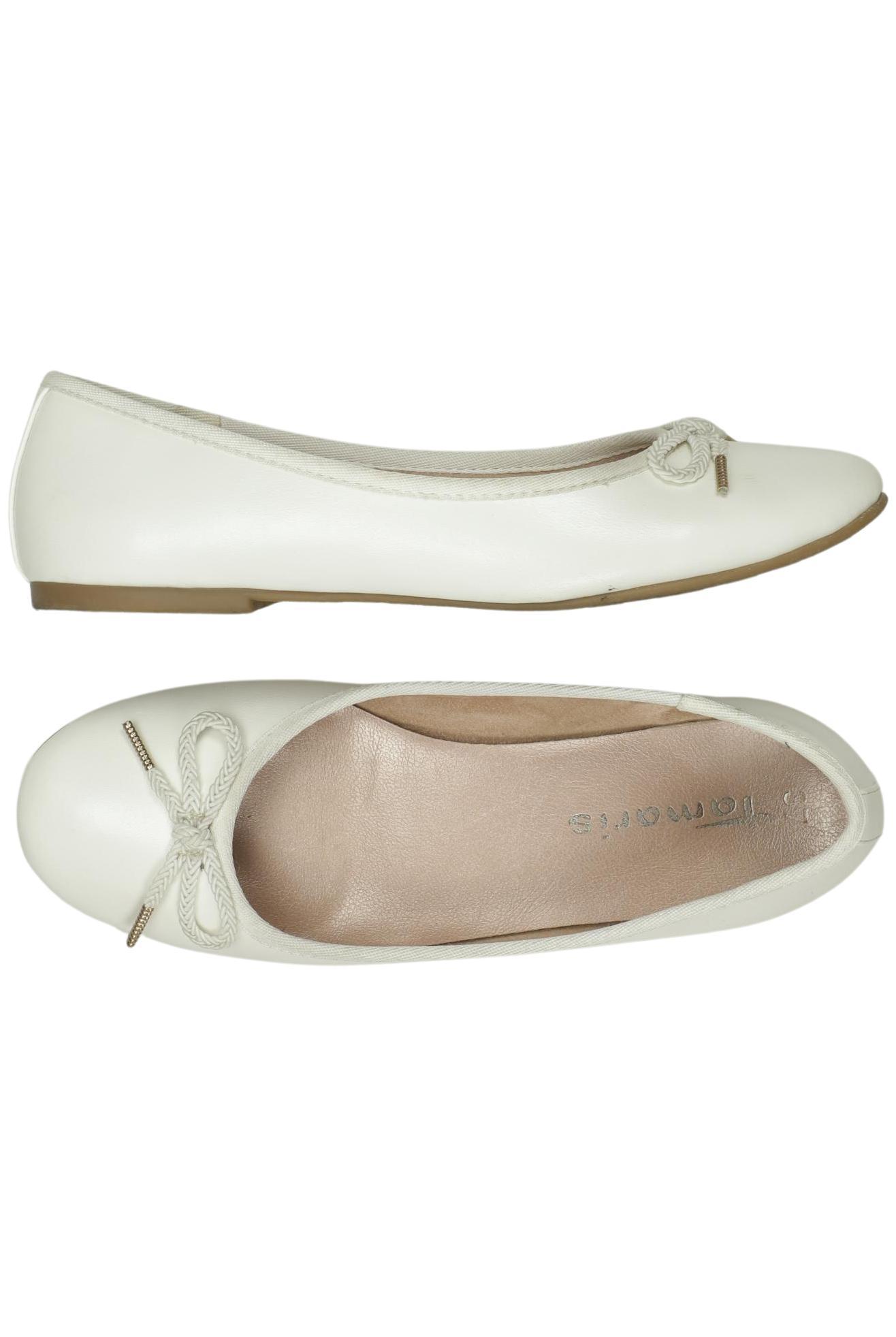 

Tamaris Damen Ballerinas, weiß, Gr. 37