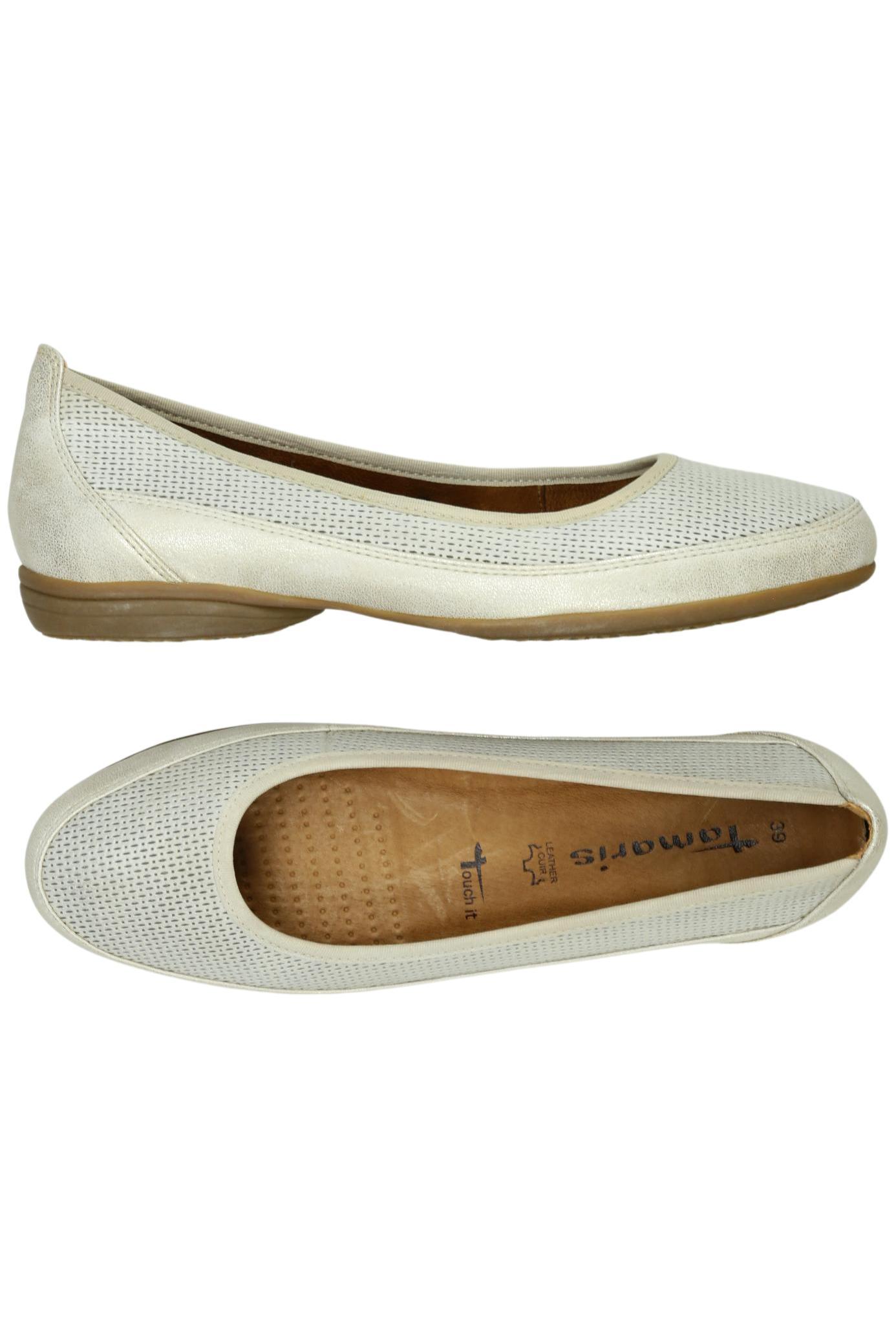 

Tamaris Damen Ballerinas, cremeweiß, Gr. 39