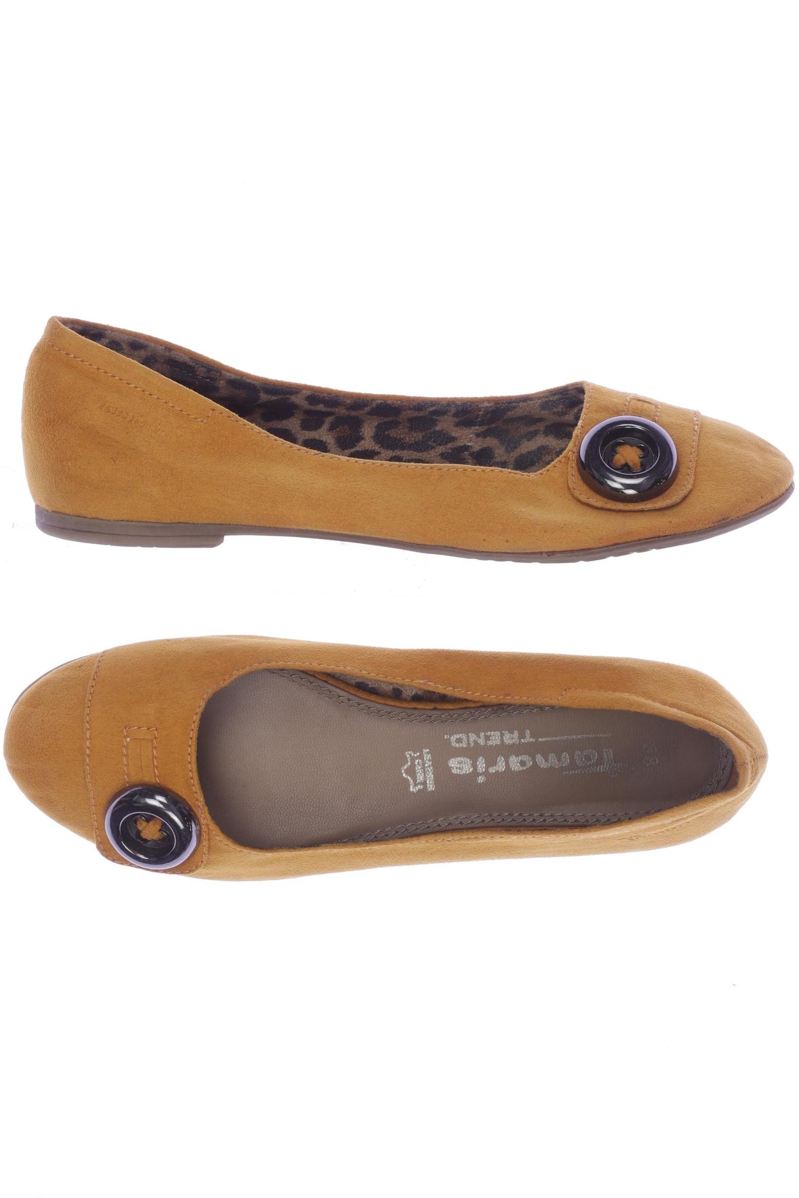 

Tamaris Damen Ballerinas, orange, Gr. 36