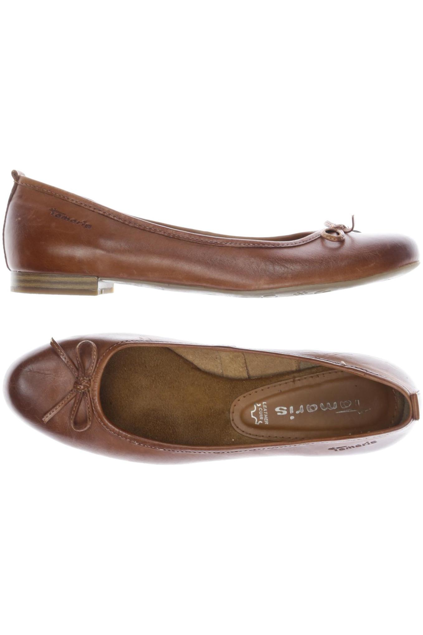 

Tamaris Damen Ballerinas, braun, Gr. 39