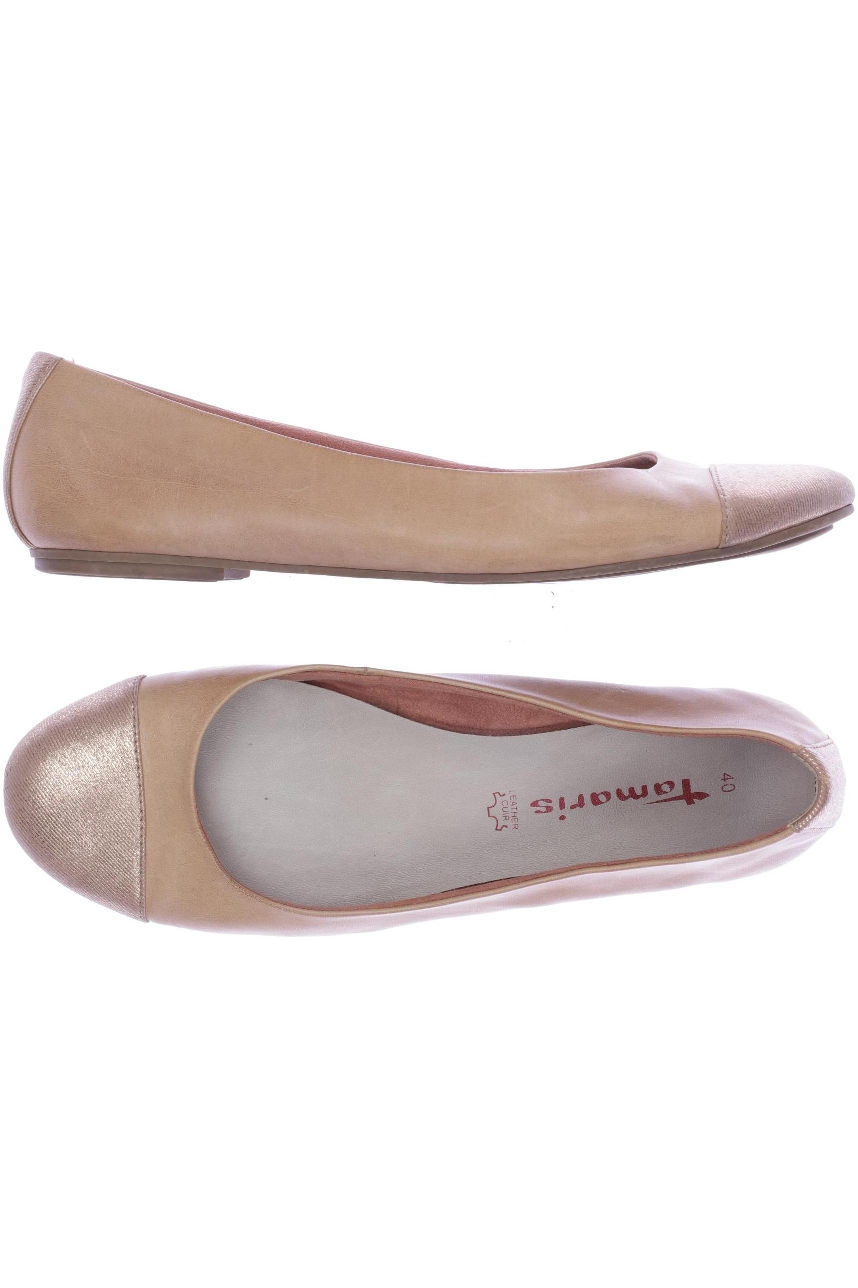 

Tamaris Damen Ballerinas, beige, Gr. 40