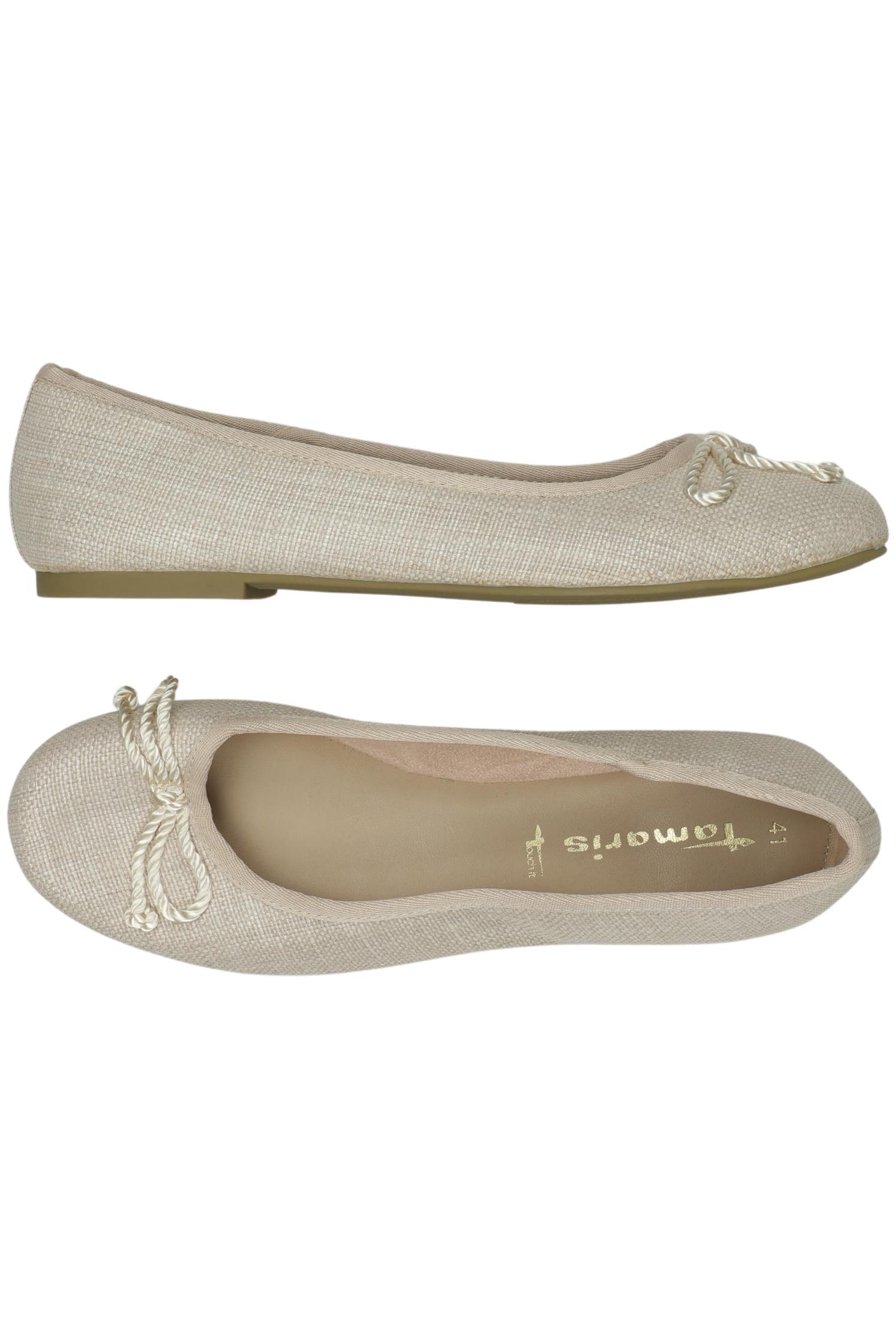 

Tamaris Damen Ballerinas, beige, Gr. 41
