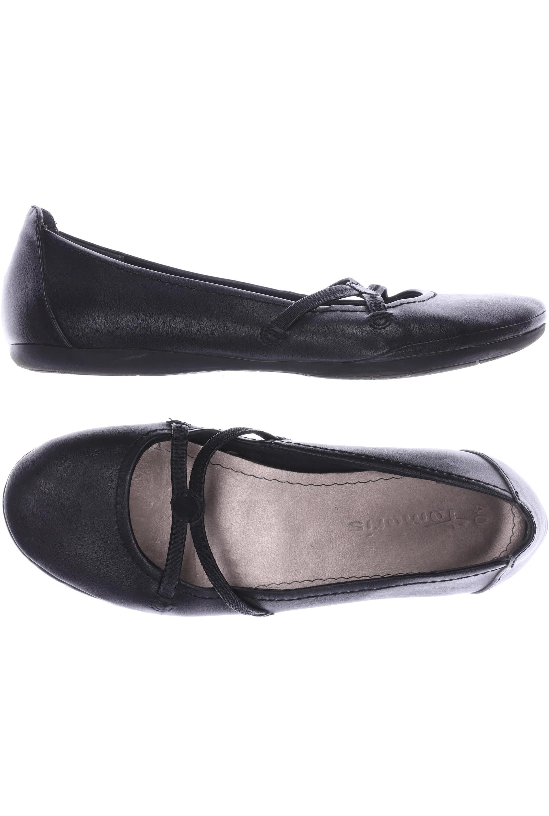 

Tamaris Damen Ballerinas, schwarz