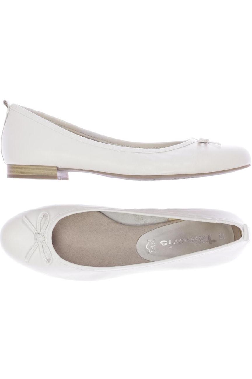 

Tamaris Damen Ballerinas, cremeweiß, Gr. 39