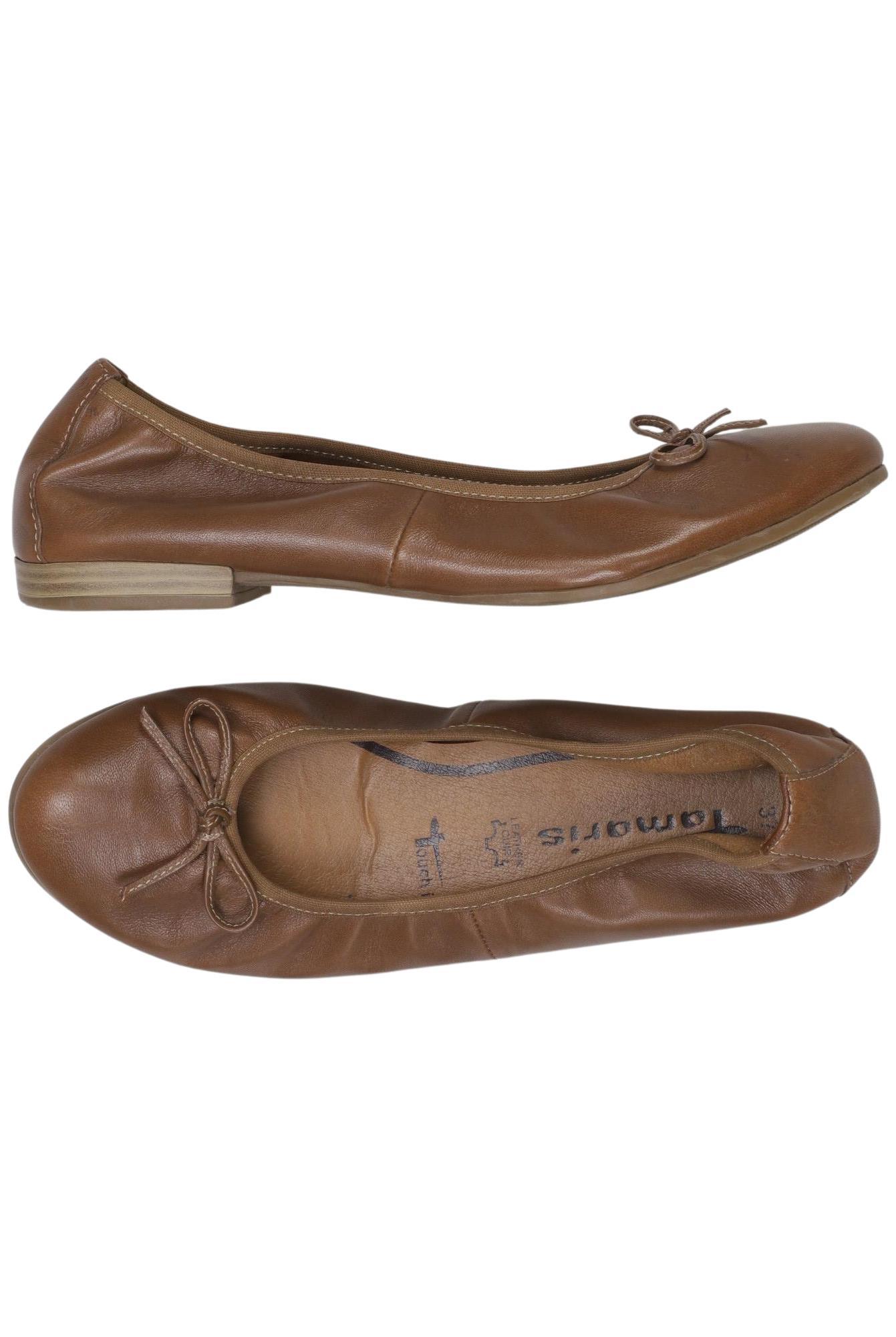

Tamaris Damen Ballerinas, braun, Gr. 37