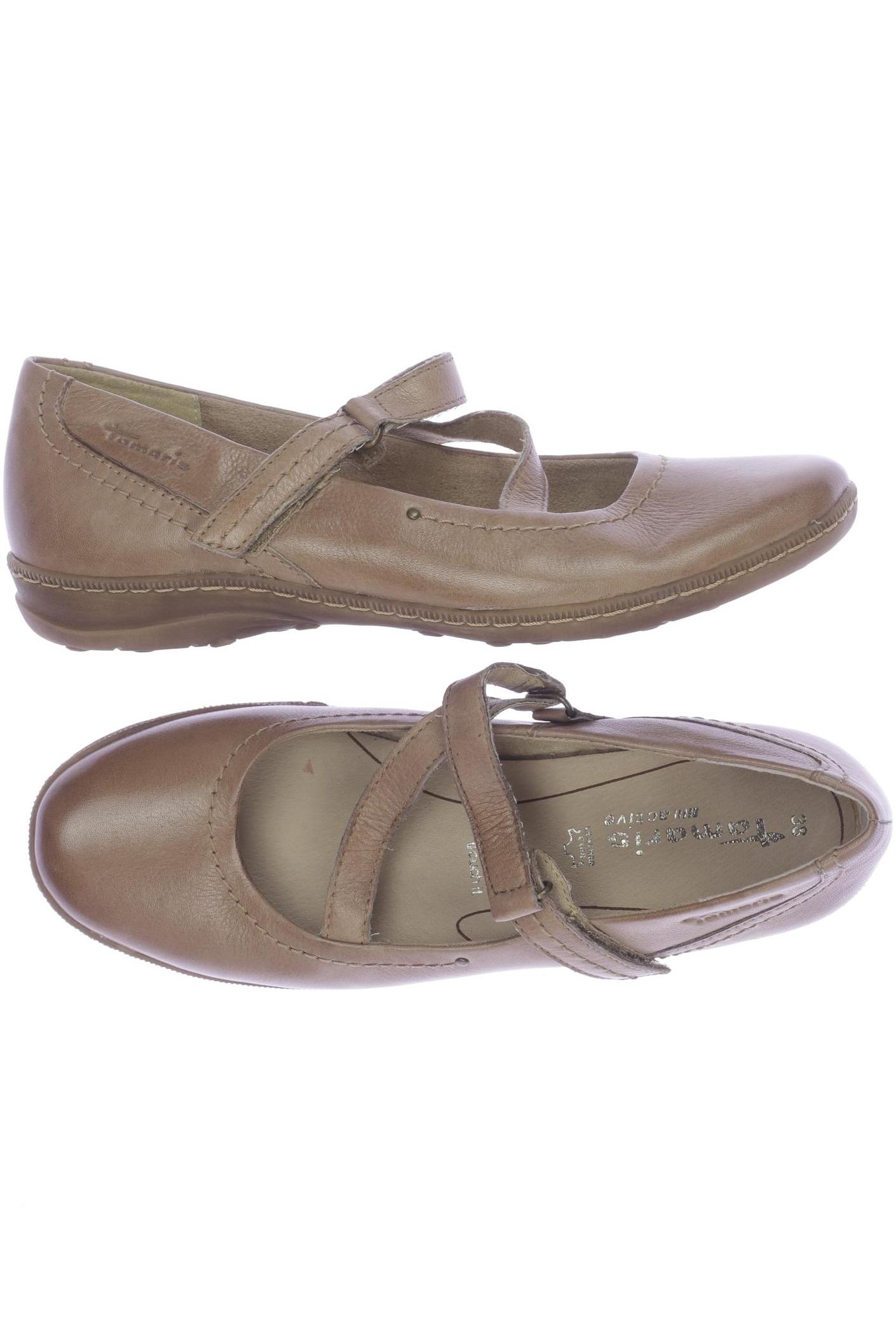 

Tamaris Damen Ballerinas, beige, Gr. 38