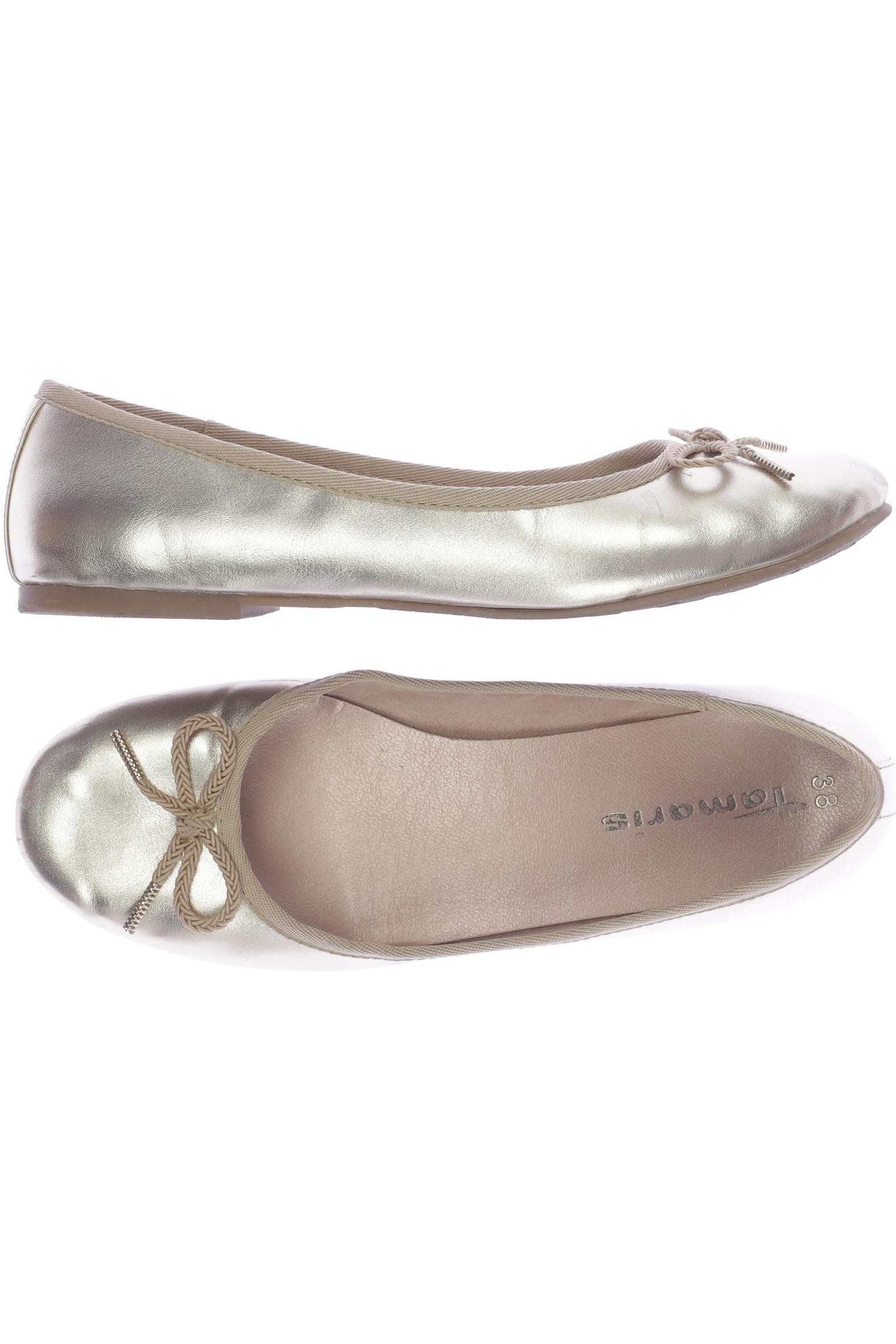 

Tamaris Damen Ballerinas, beige, Gr. 38