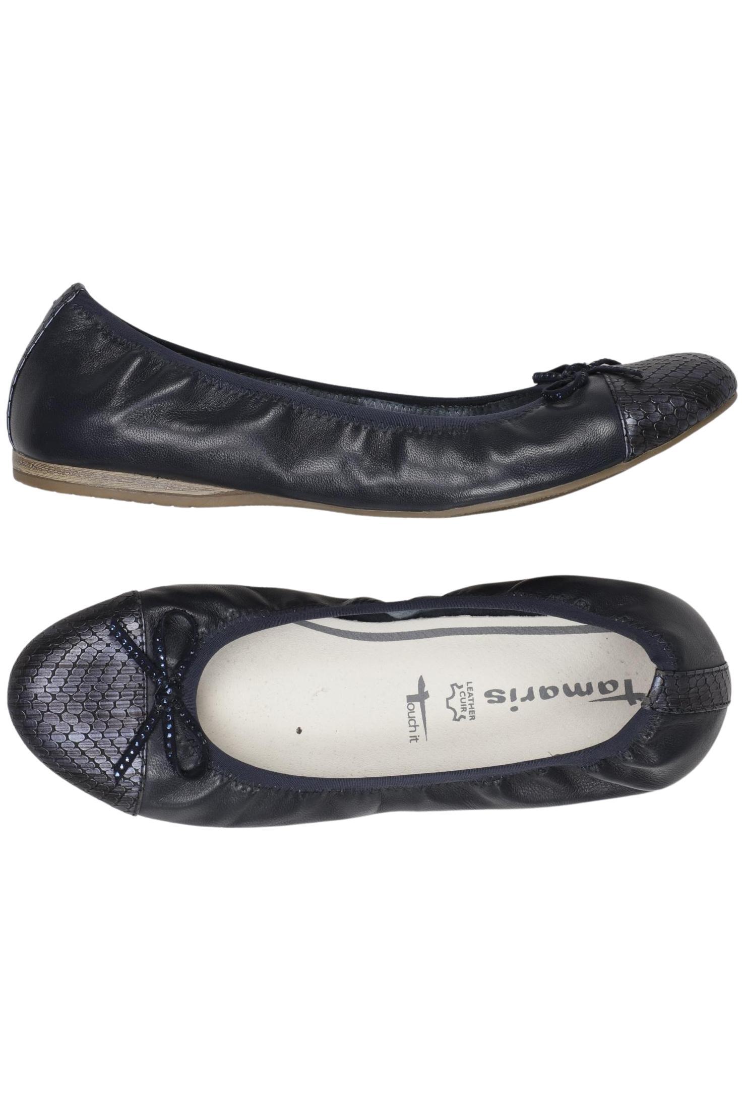 

Tamaris Damen Ballerinas, marineblau, Gr. 39