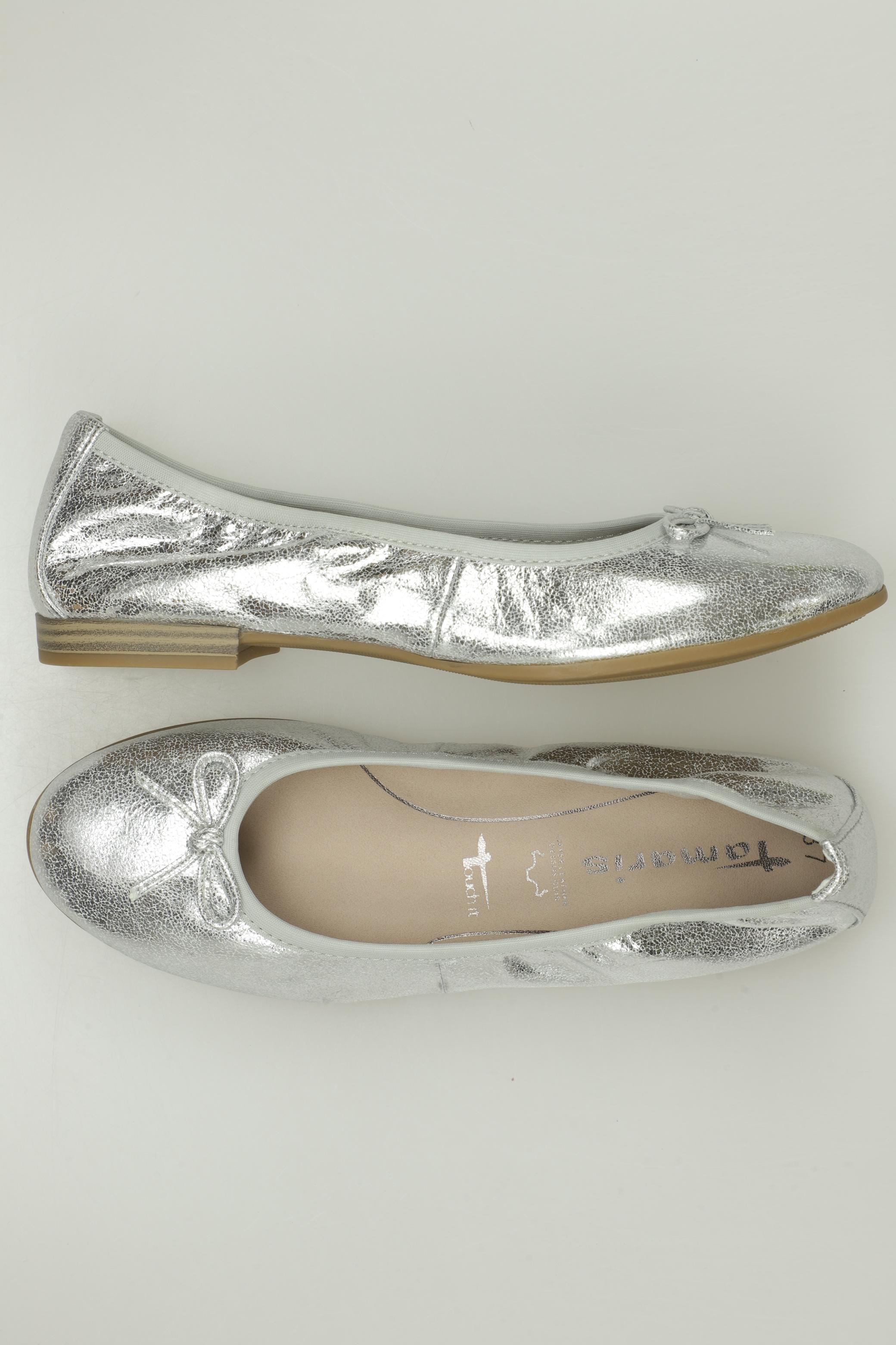 

Tamaris Damen Ballerinas, silber, Gr. 37