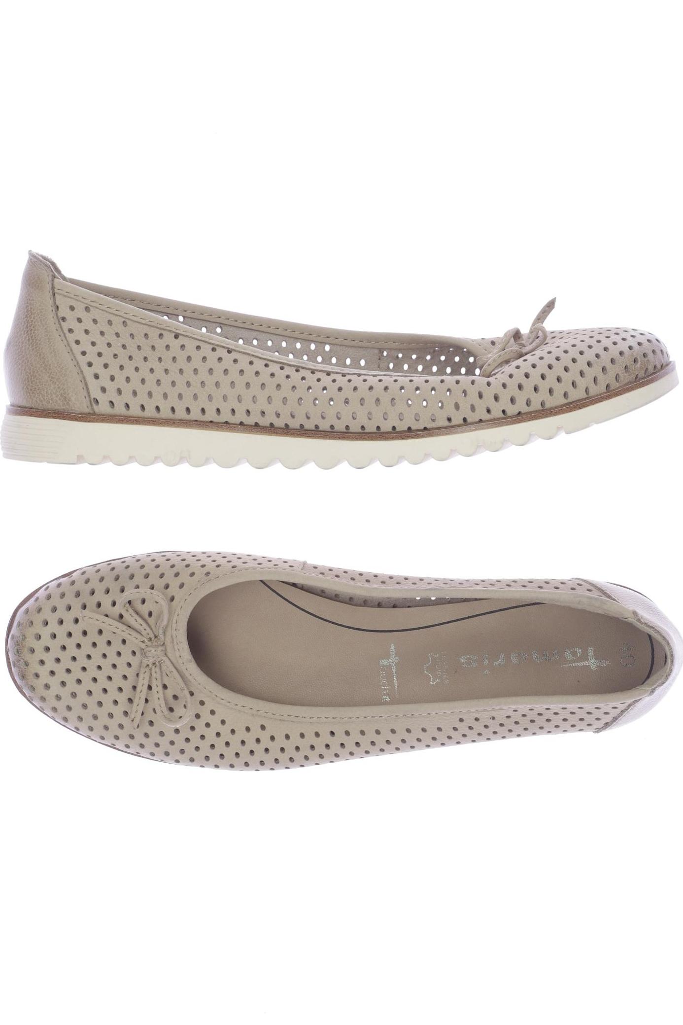 

Tamaris Damen Ballerinas, beige, Gr. 40