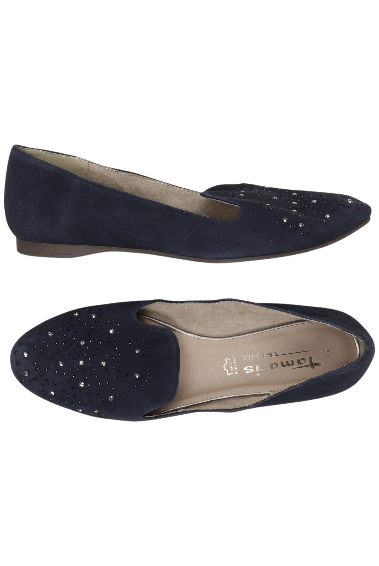 

Tamaris Damen Ballerinas, marineblau, Gr. 41