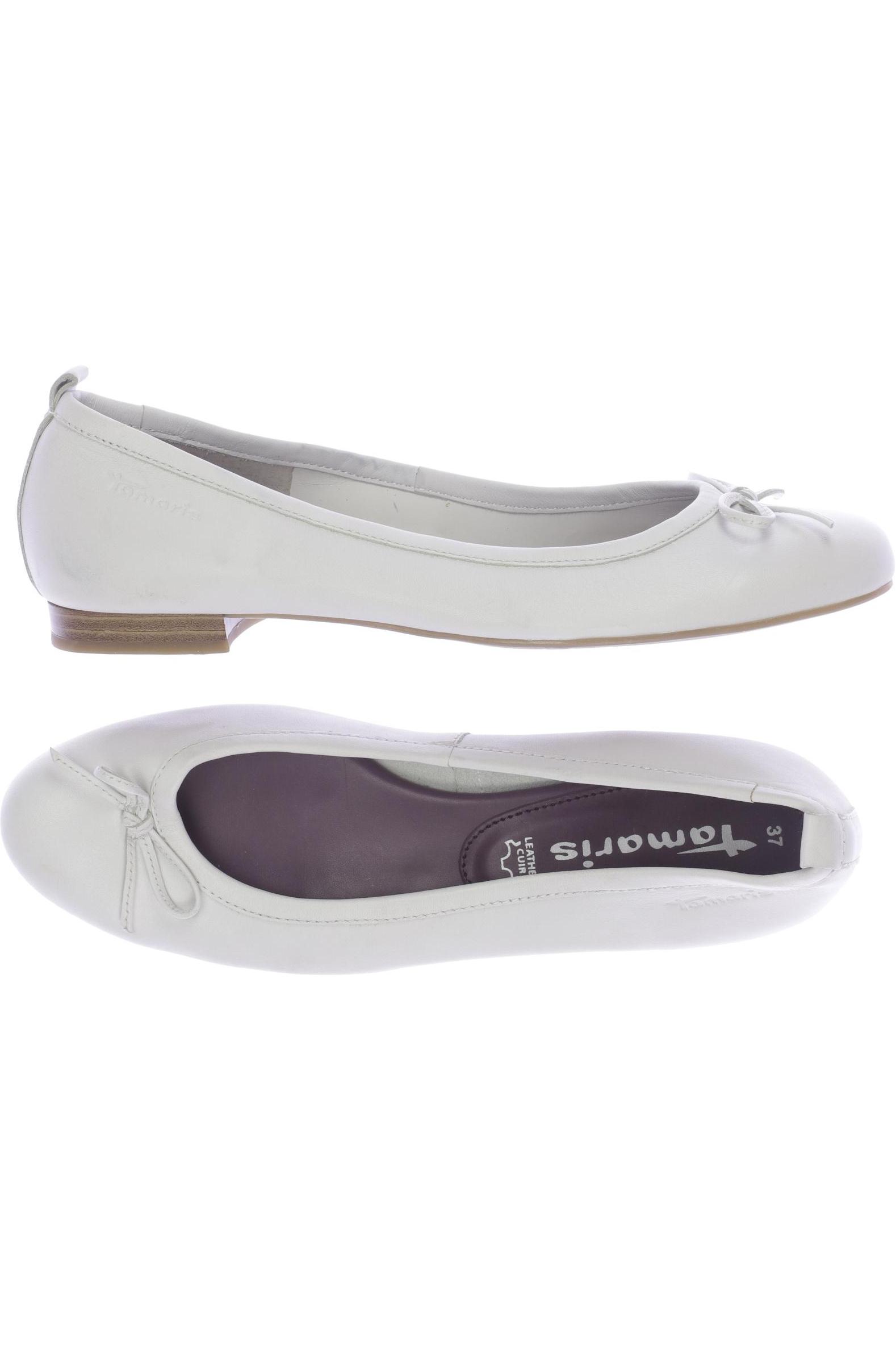 

Tamaris Damen Ballerinas, weiß, Gr. 37