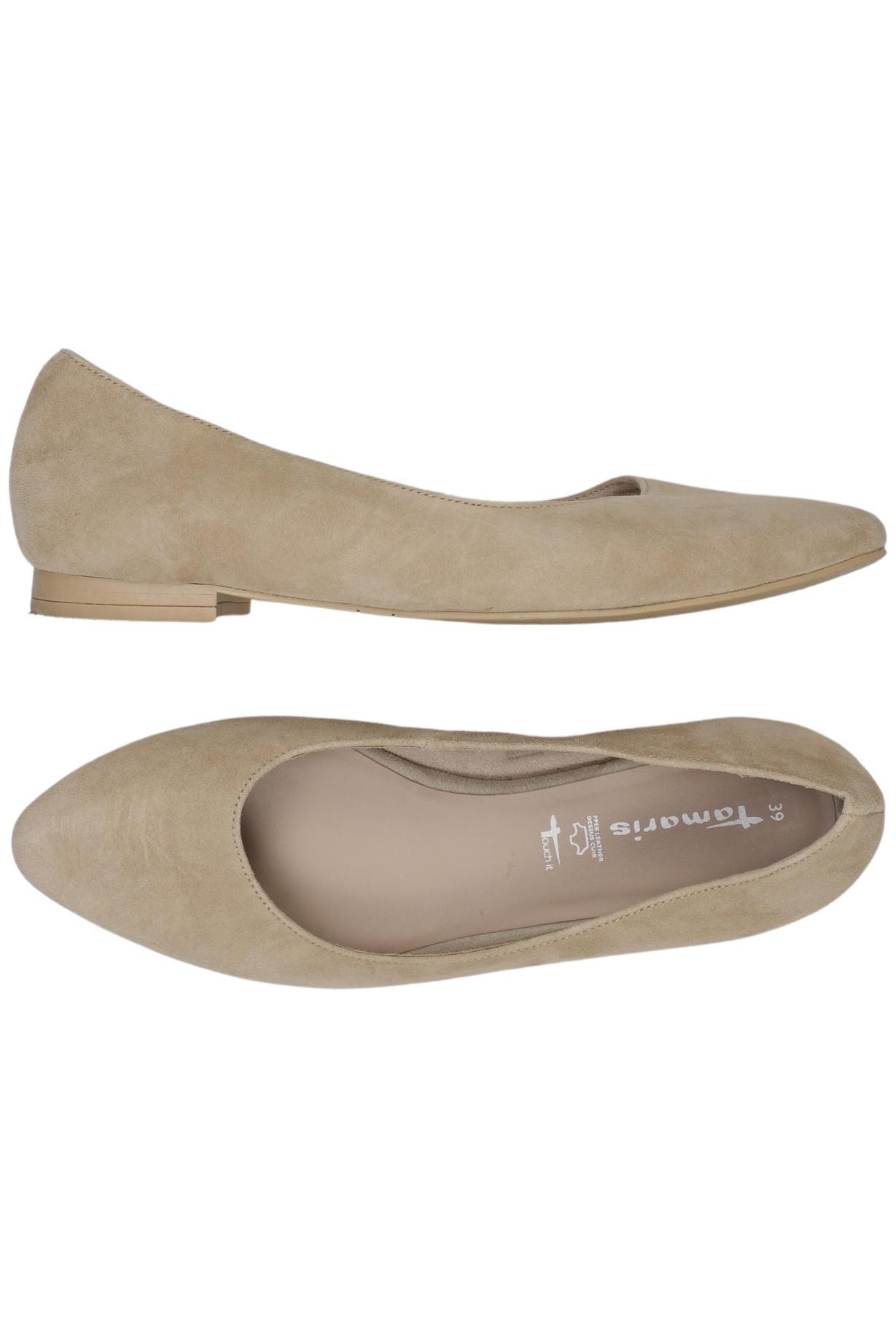 

Tamaris Damen Ballerinas, beige, Gr. 39