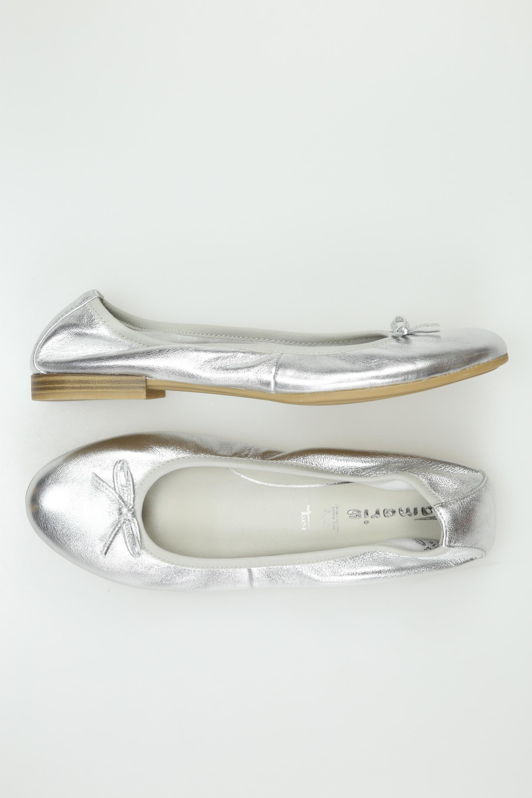 

Tamaris Damen Ballerinas, grau, Gr. 40