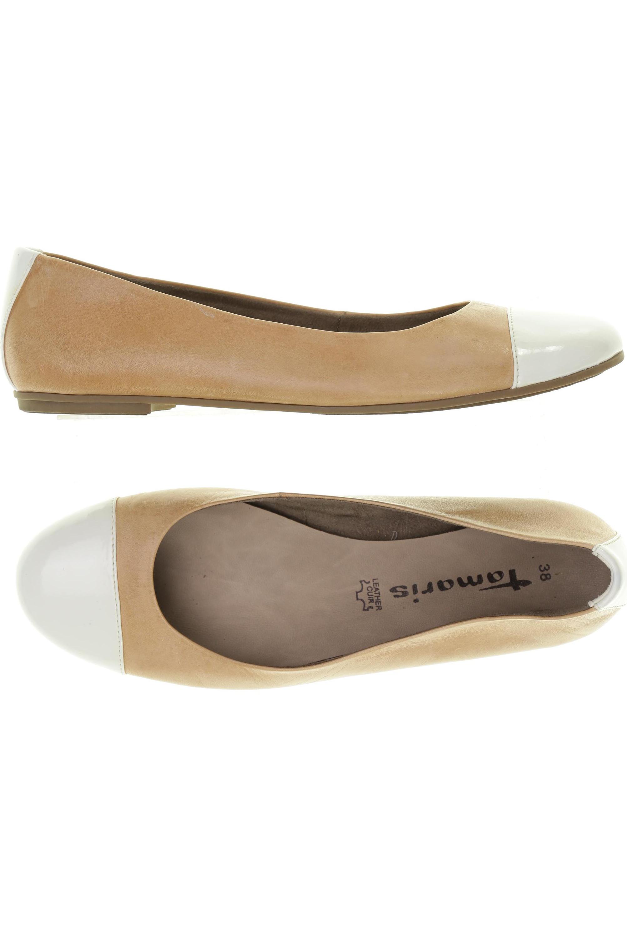

Tamaris Damen Ballerinas, beige, Gr. 38