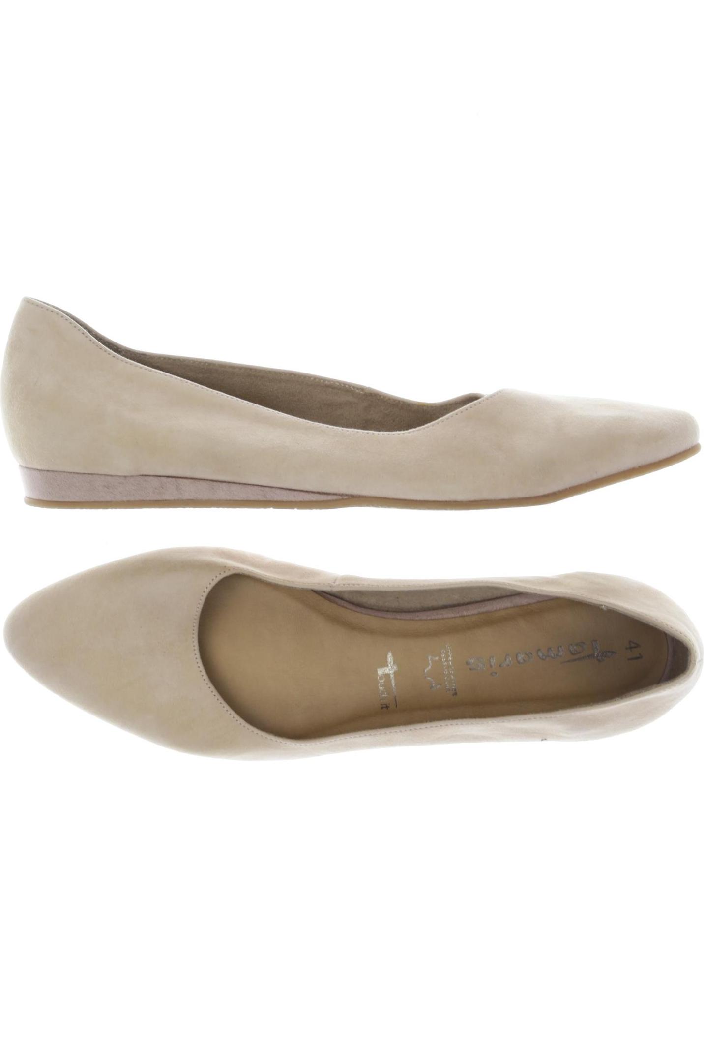 

Tamaris Damen Ballerinas, beige, Gr. 41