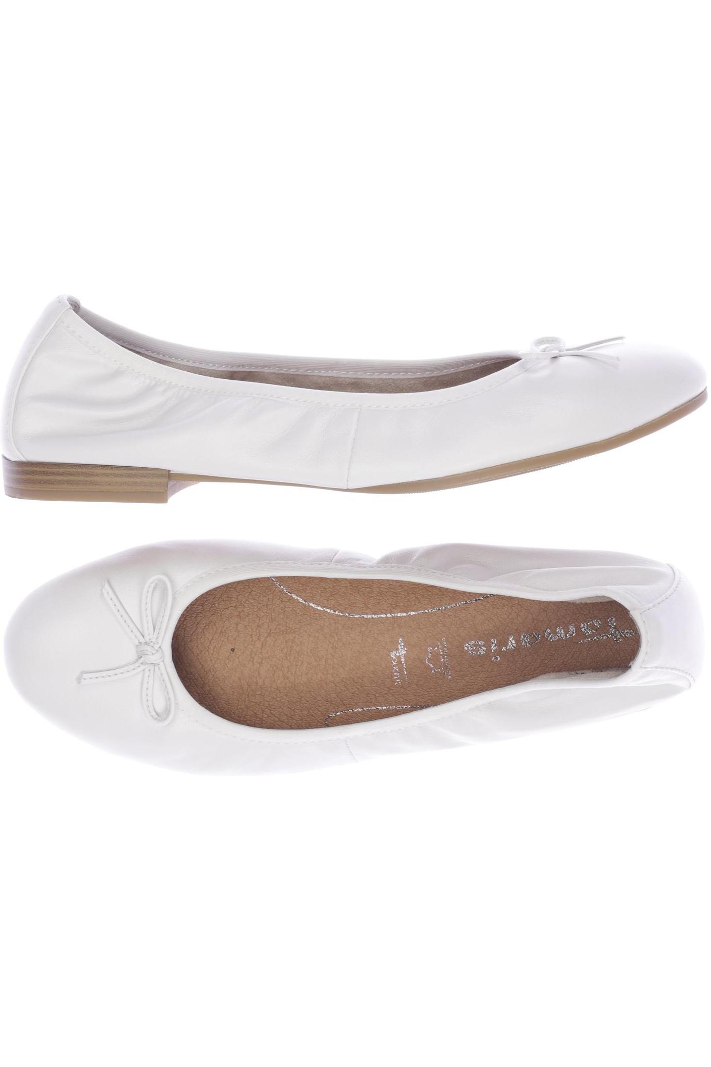 

Tamaris Damen Ballerinas, weiß