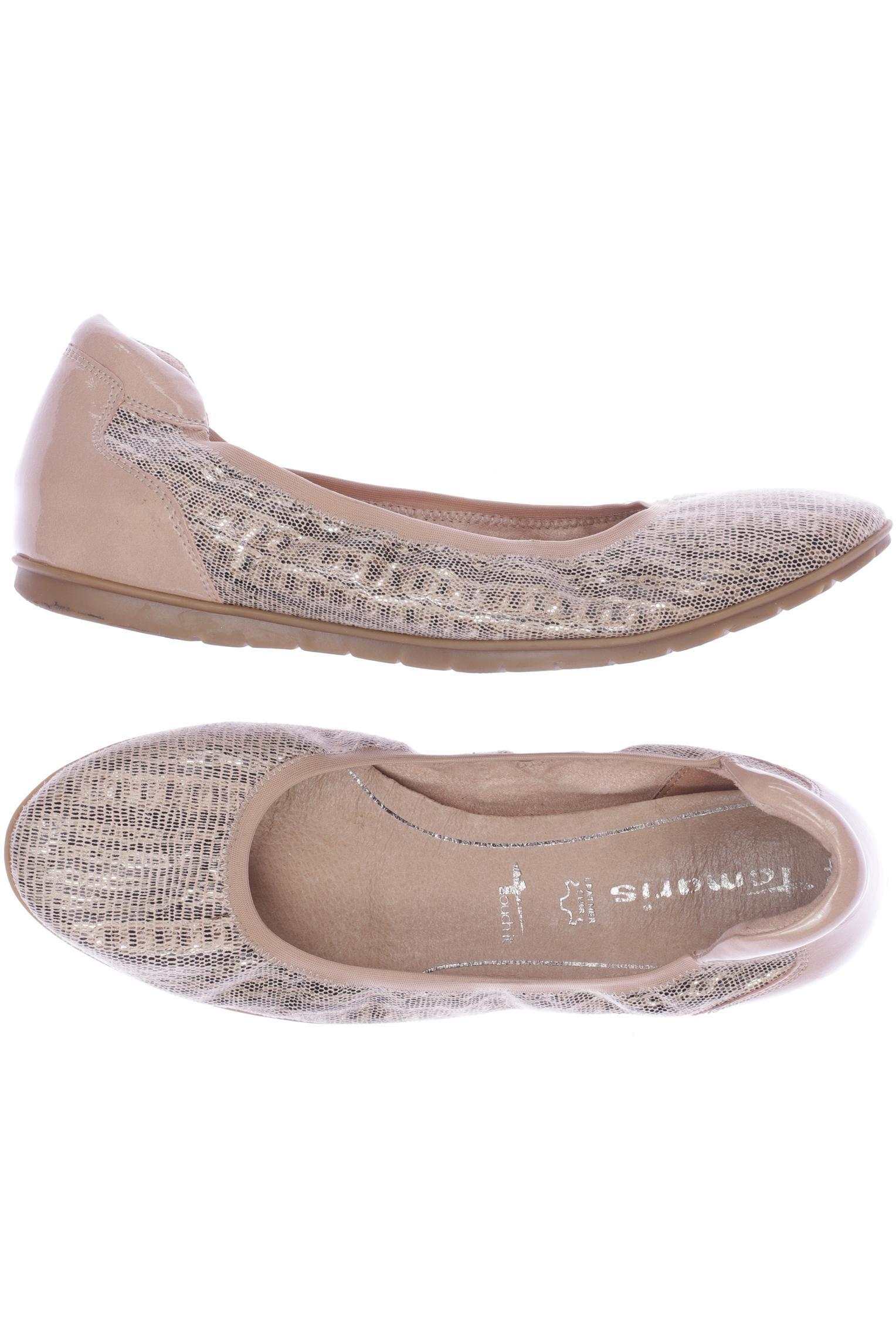 

Tamaris Damen Ballerinas, beige, Gr. 40