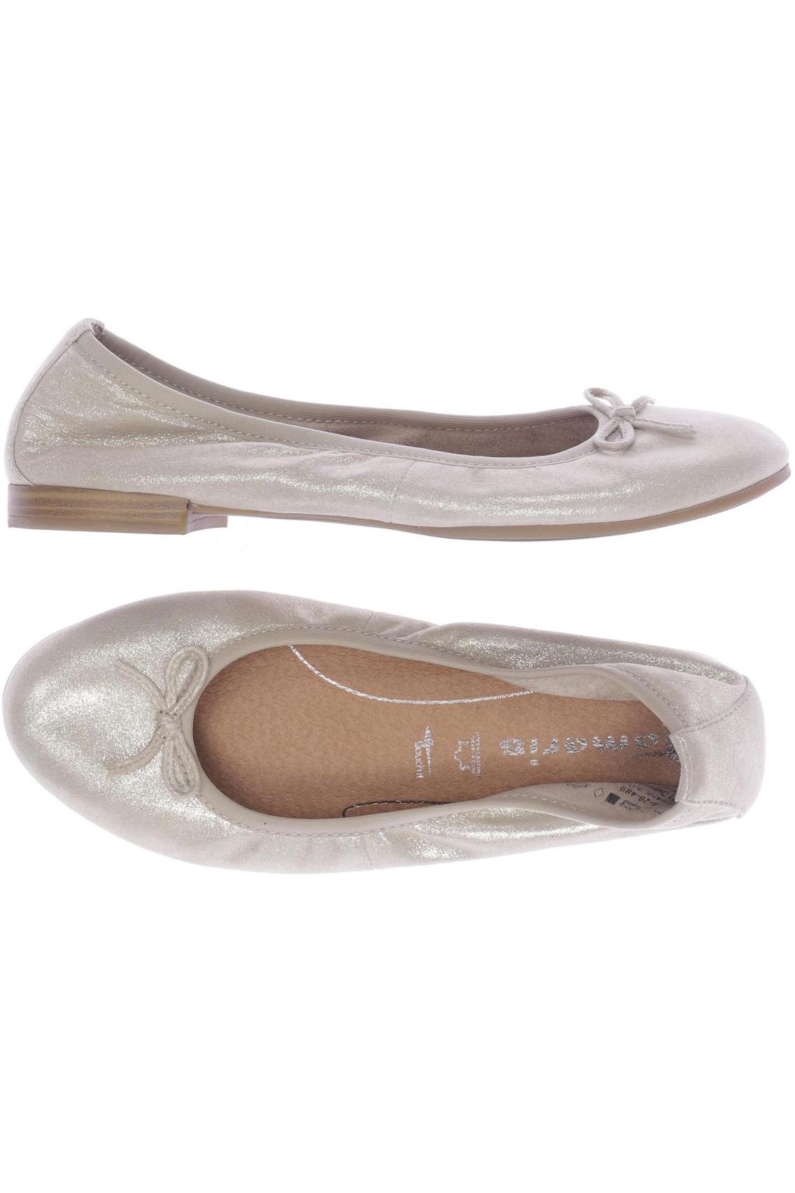 

Tamaris Damen Ballerinas, beige, Gr. 37