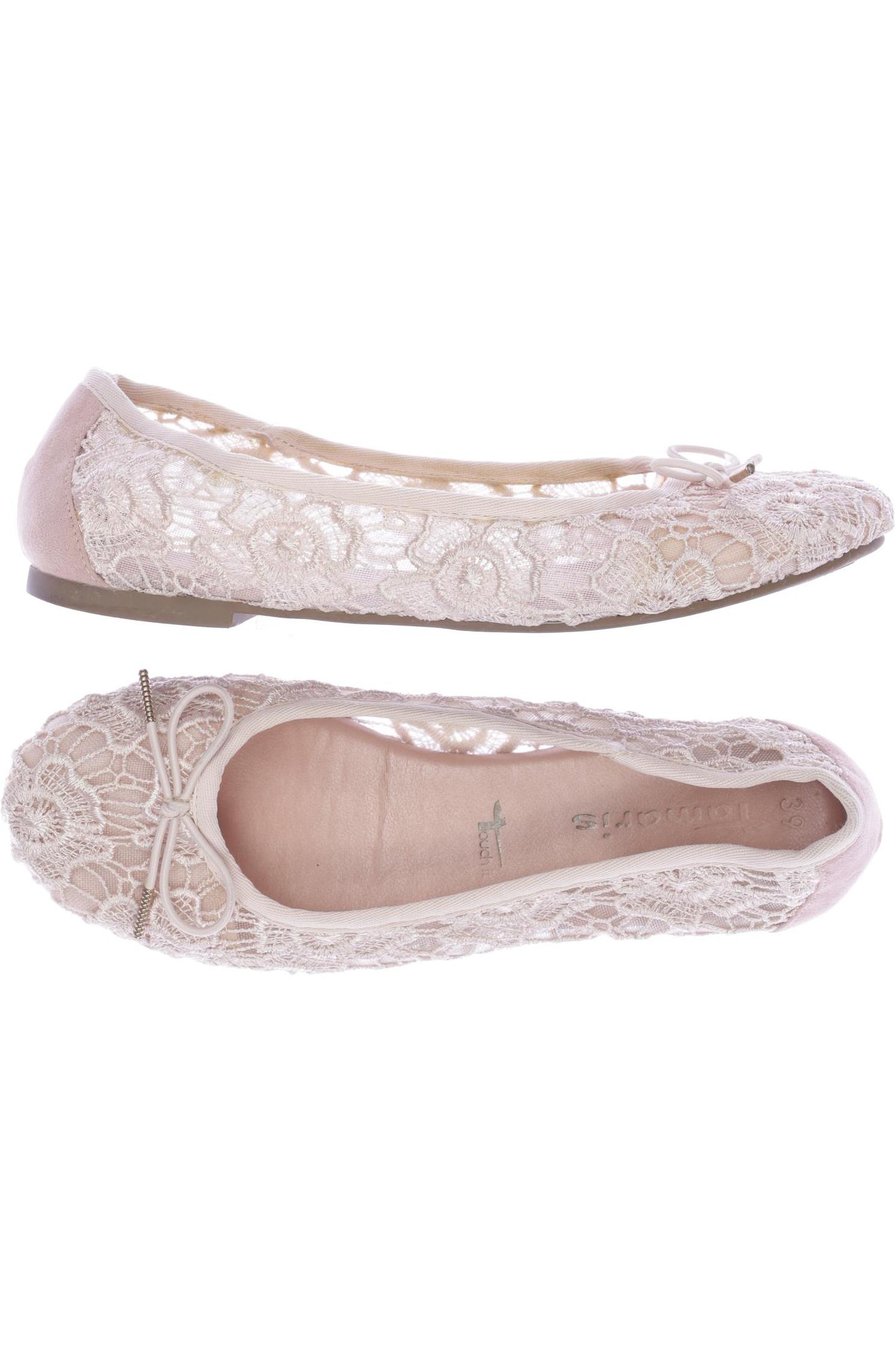 

Tamaris Damen Ballerinas, beige, Gr. 39