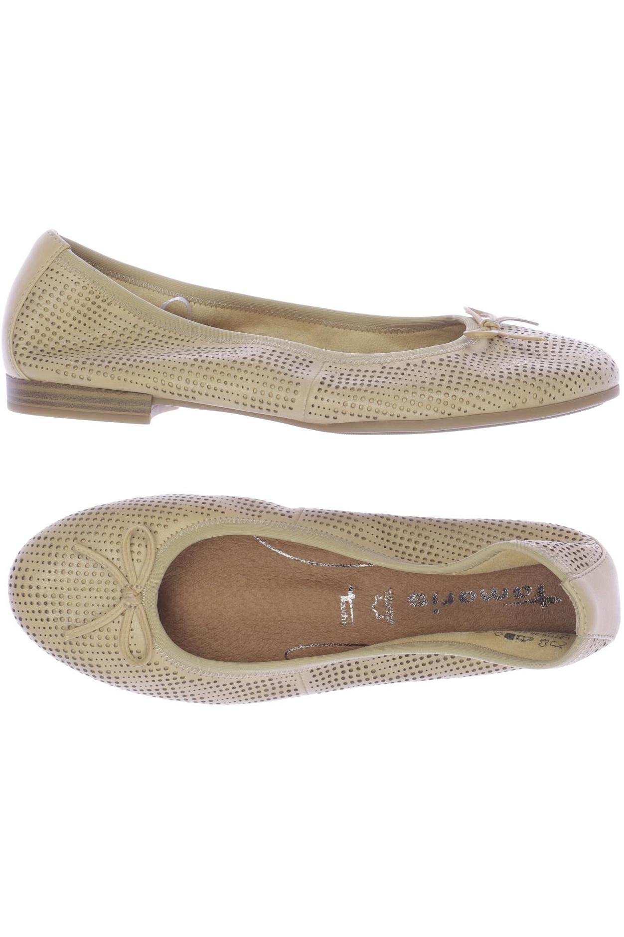 

Tamaris Damen Ballerinas, beige, Gr. 37