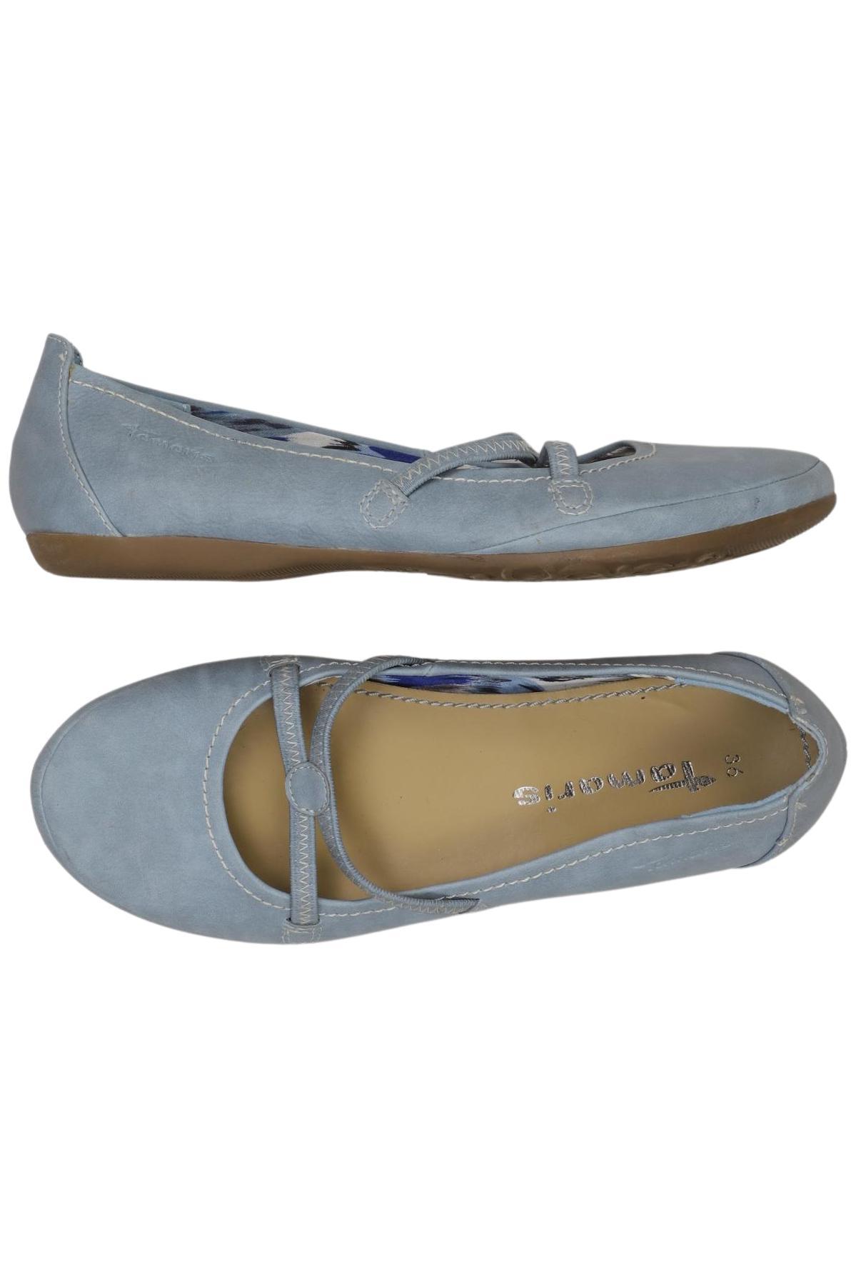 

Tamaris Damen Ballerinas, hellblau, Gr. 36