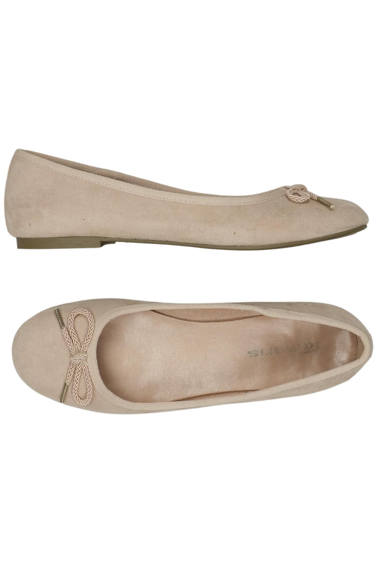 

Tamaris Damen Ballerinas, beige, Gr. 39