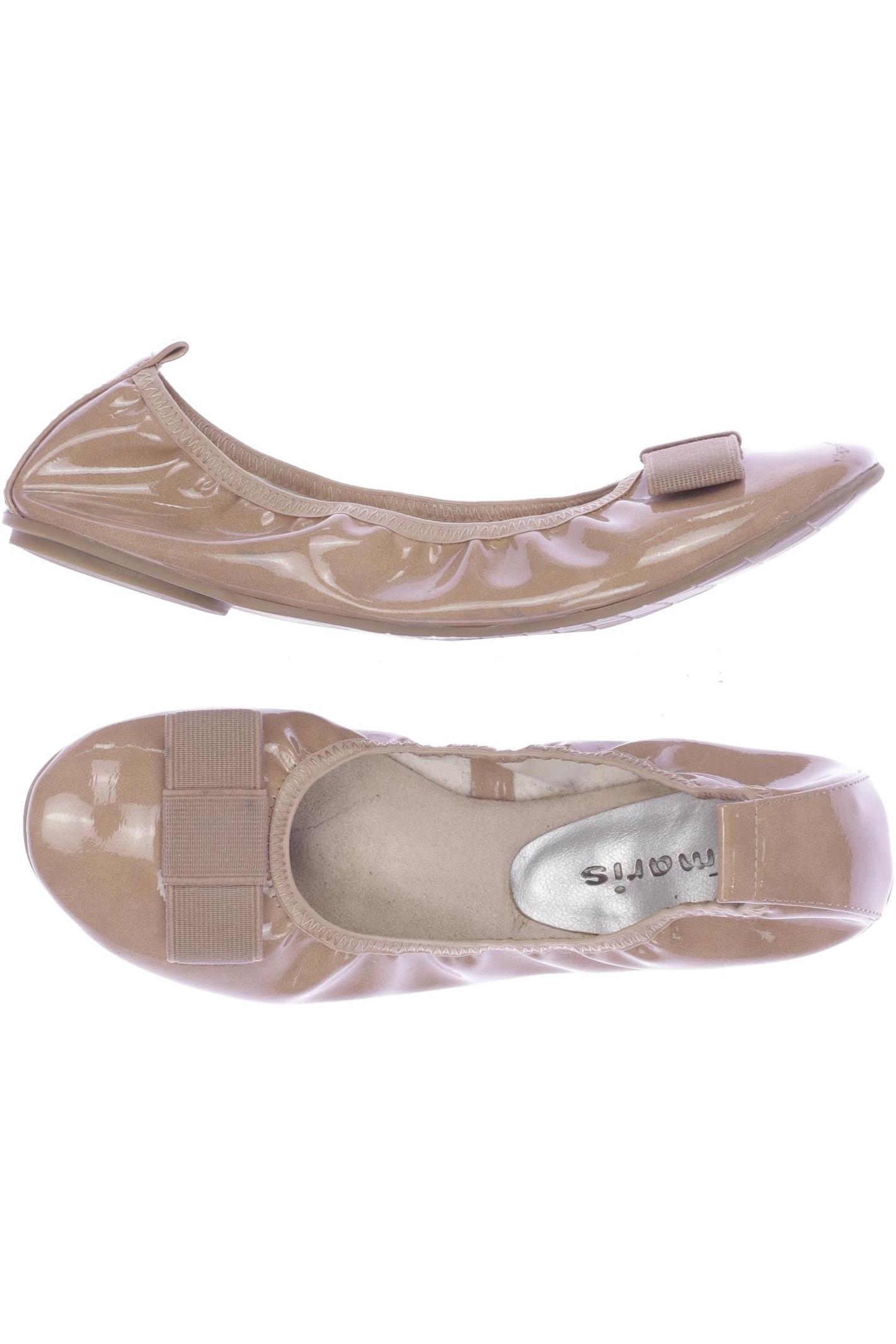 

Tamaris Damen Ballerinas, beige, Gr. 39