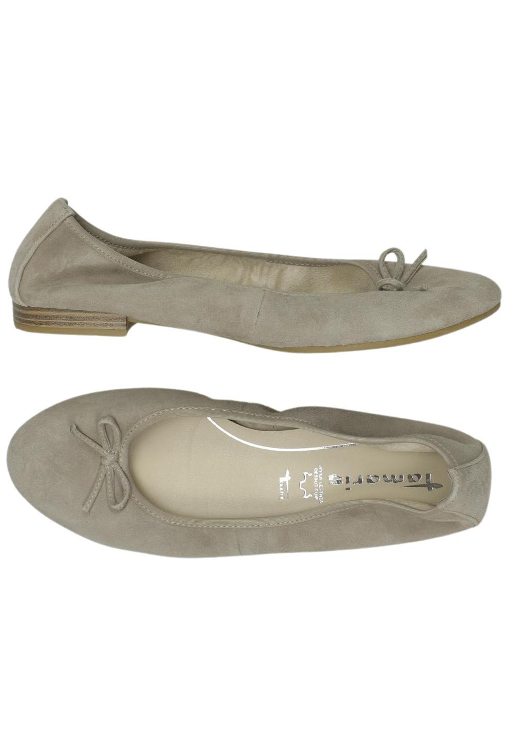 

Tamaris Damen Ballerinas, beige, Gr. 38